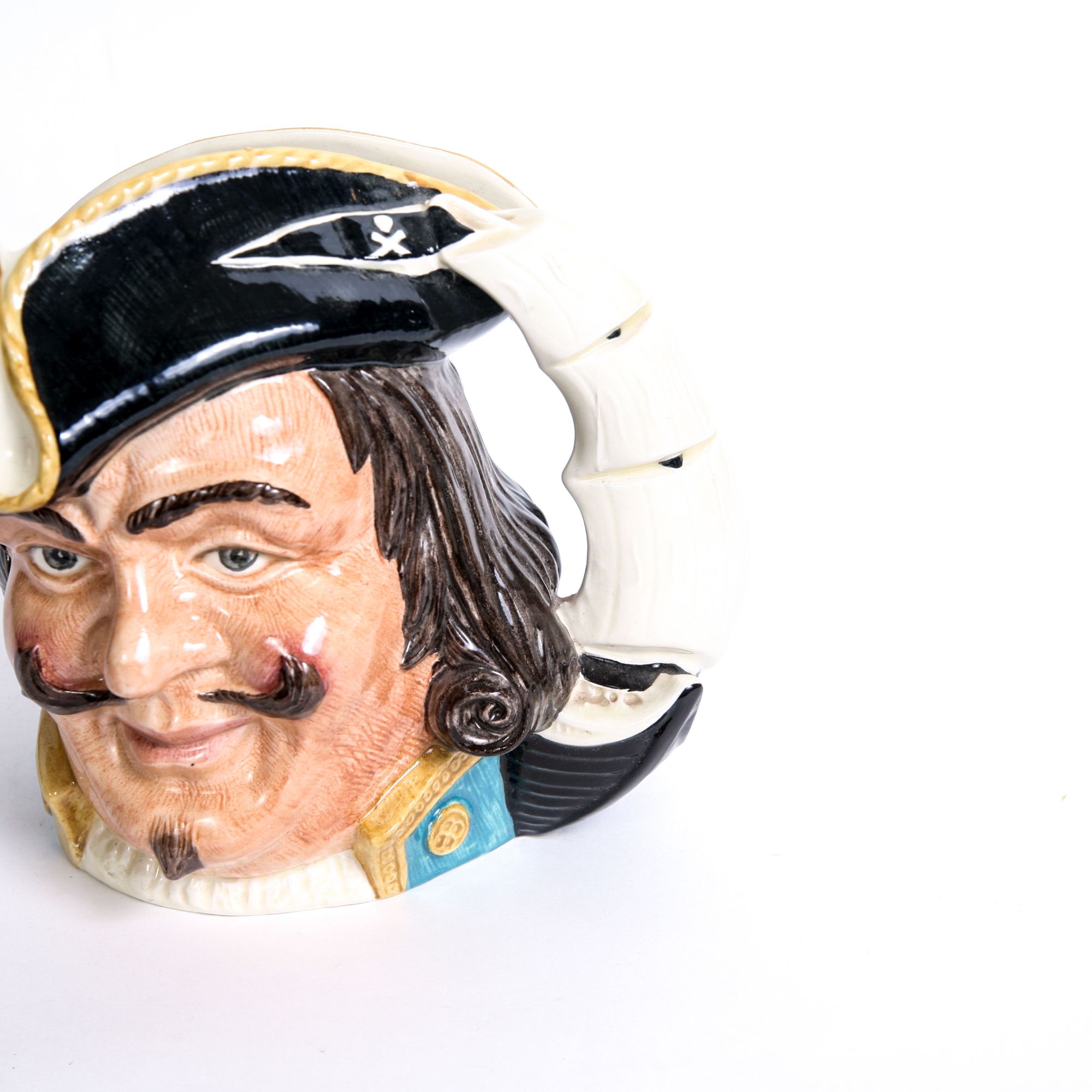 Royal Doulton "Capt. Henry Morgan" D.6467 and D.6469 Toby Jug and Mug