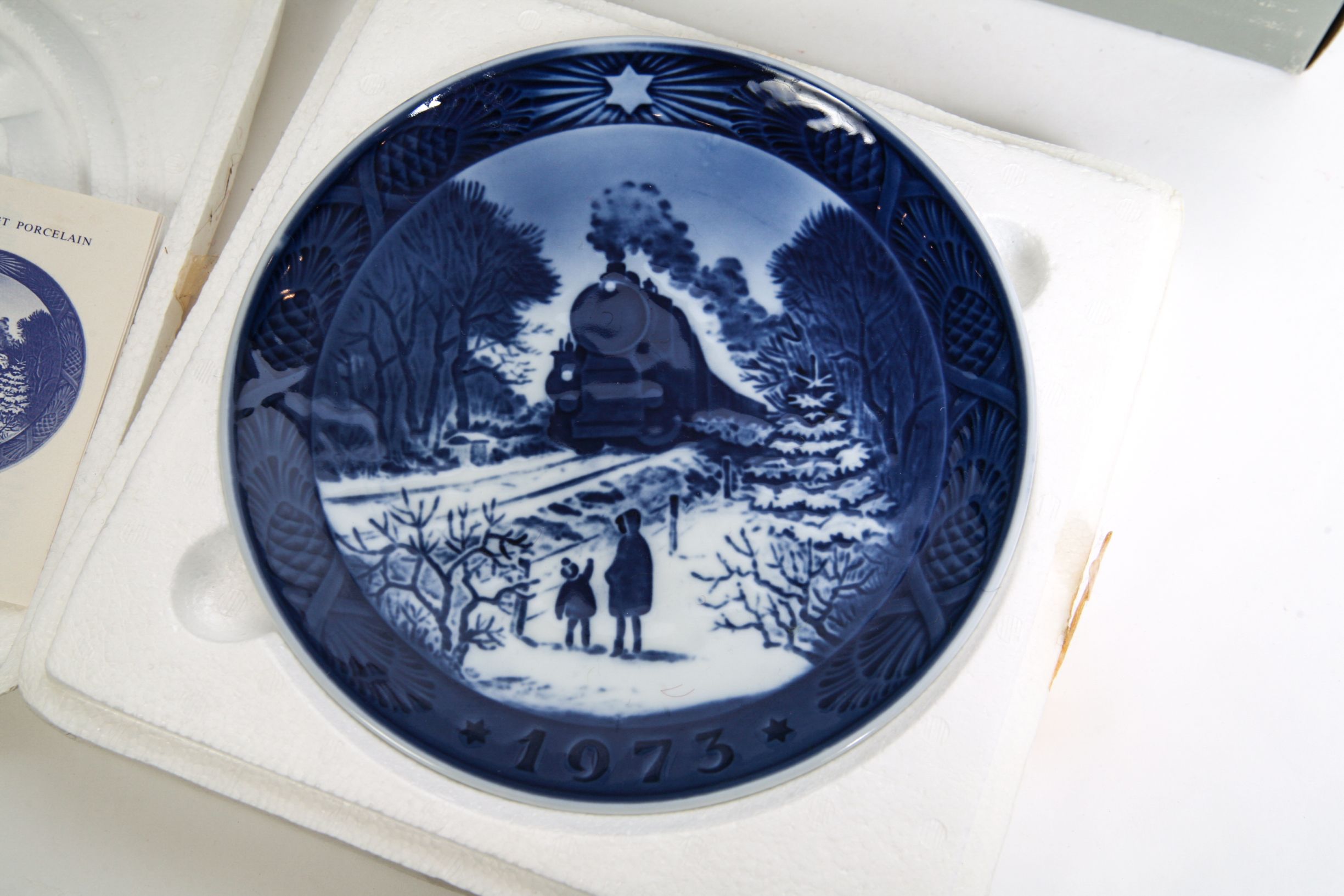 Ten 1970-1979 Royal Copenhagen Collector's Christmas Plates