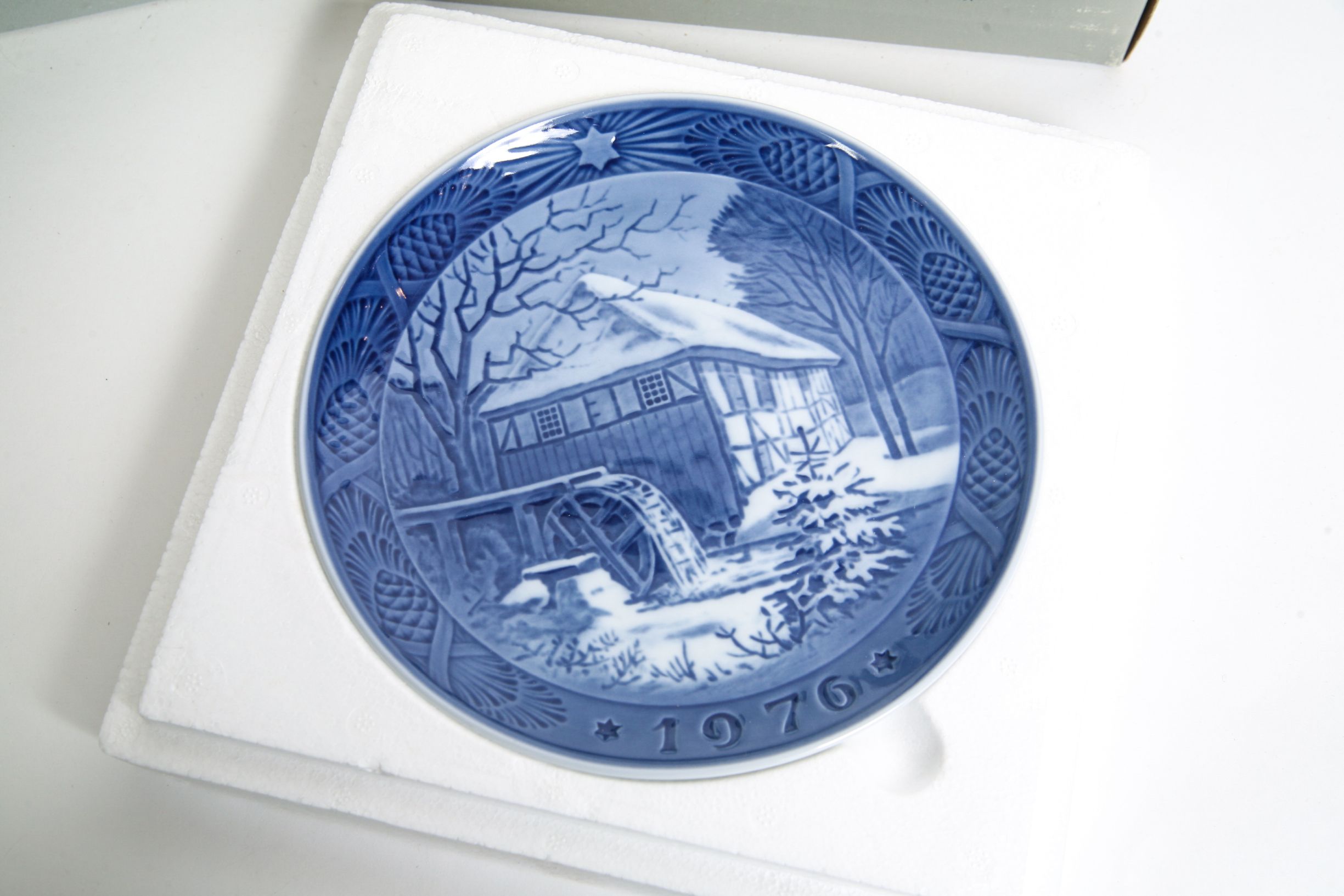 Ten 1970-1979 Royal Copenhagen Collector's Christmas Plates