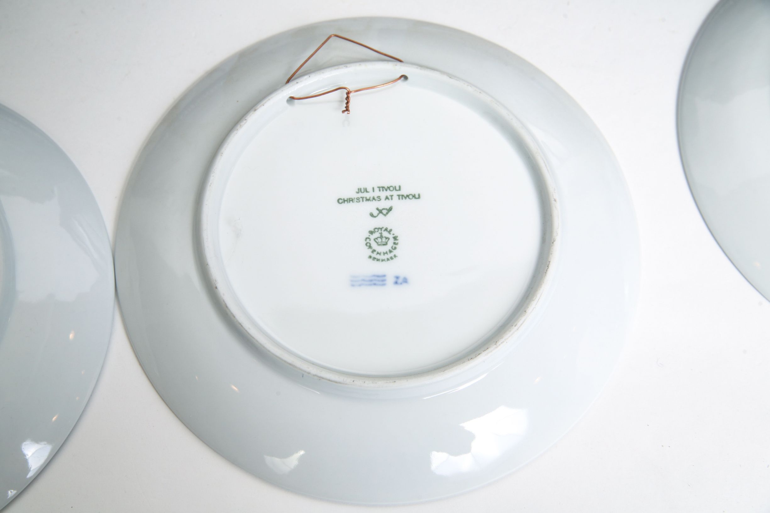 Ten 1990-1999 Royal Copenhagen Collector's Christmas Plates