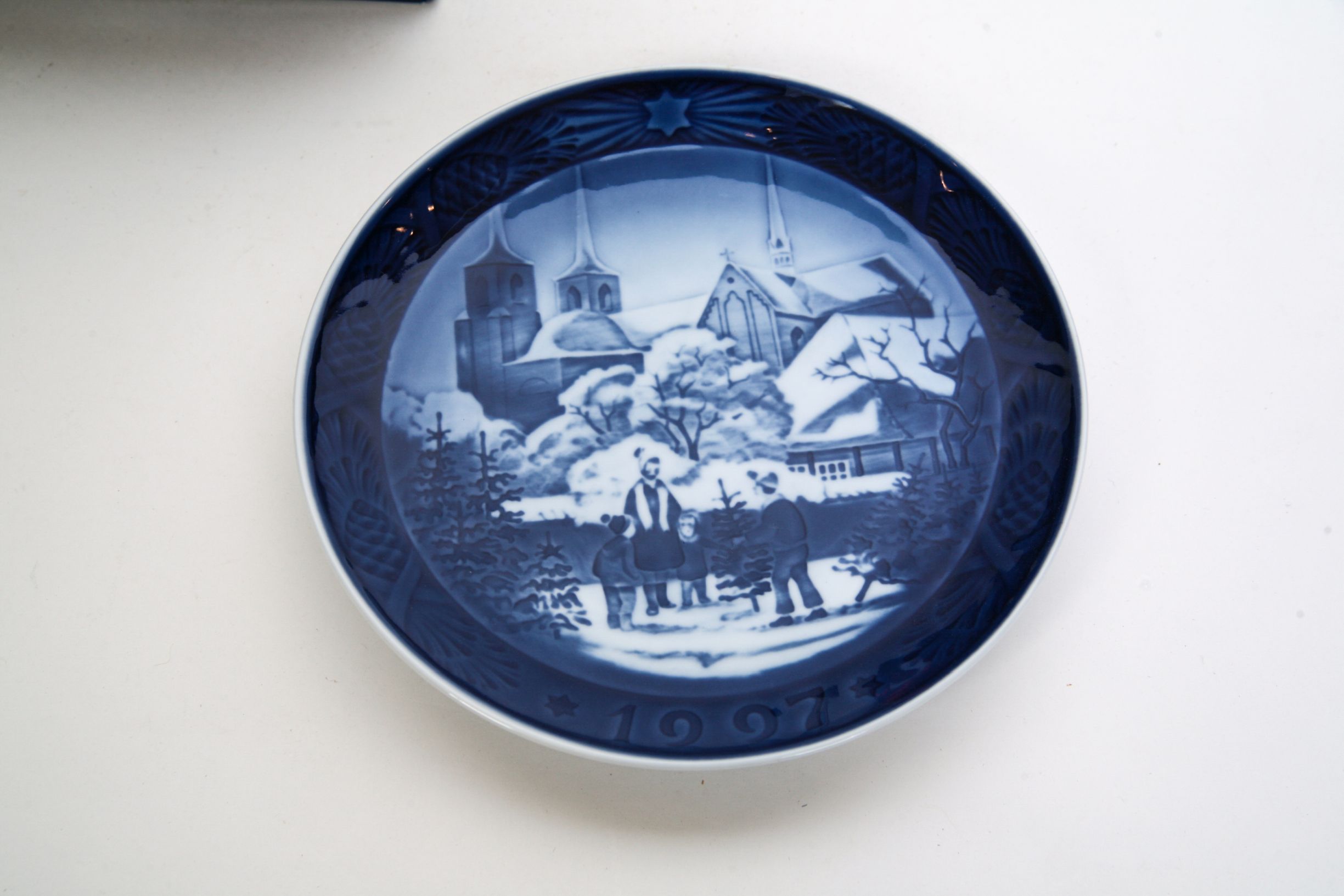 Ten 1990-1999 Royal Copenhagen Collector's Christmas Plates