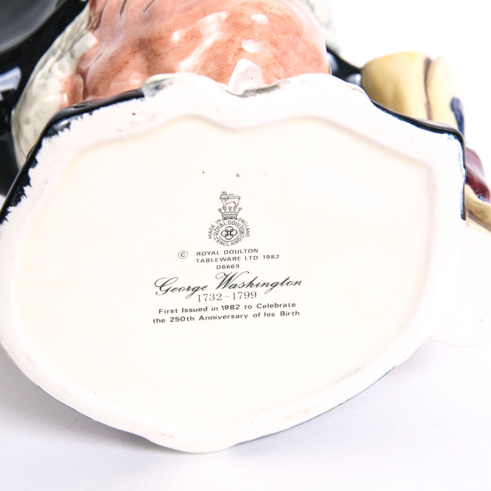 Royal Doulton "George Washington" D.6669 Toby Jug