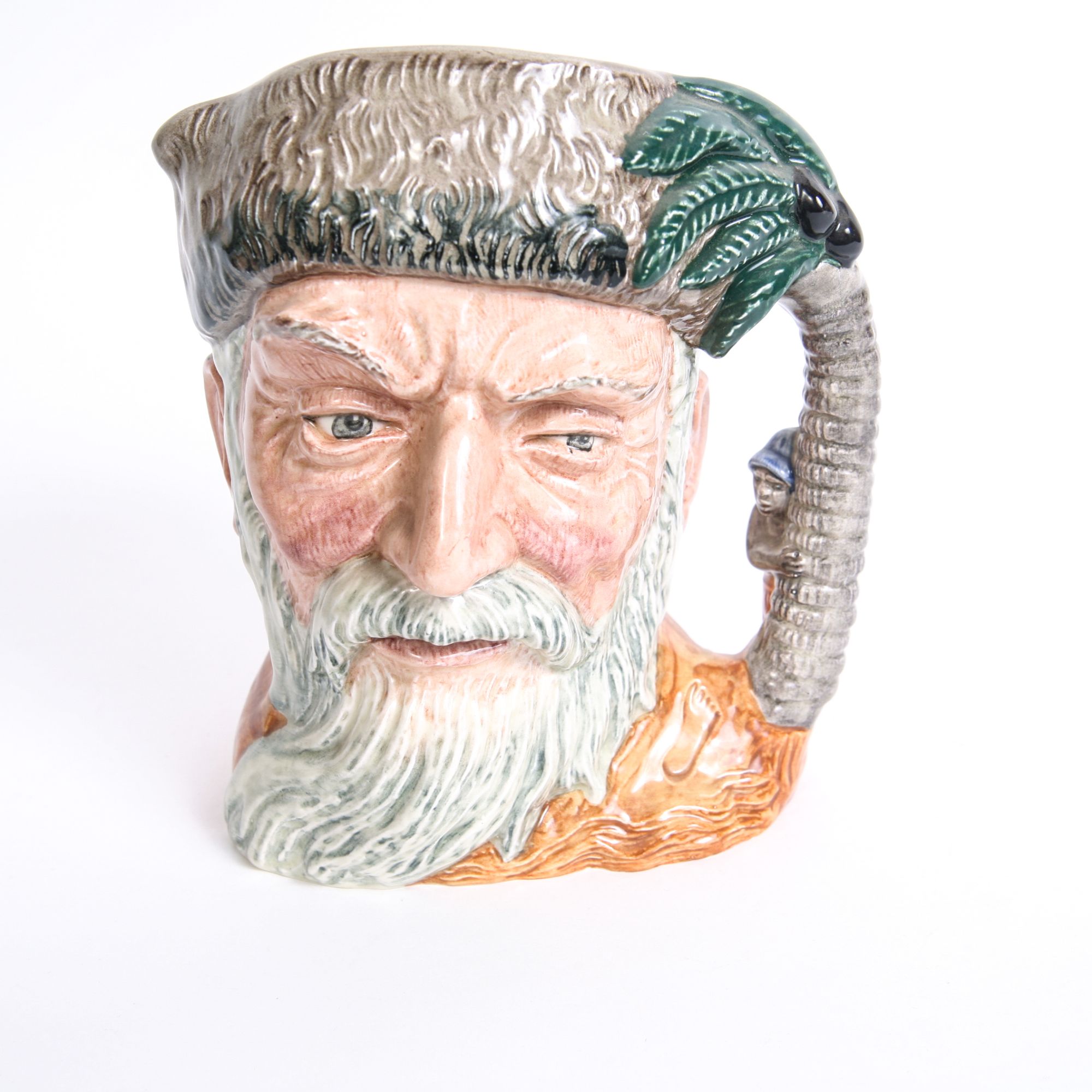 Royal Doulton "Robinson Crusoe" D.6532 Toby Jug and D.6539 Mug