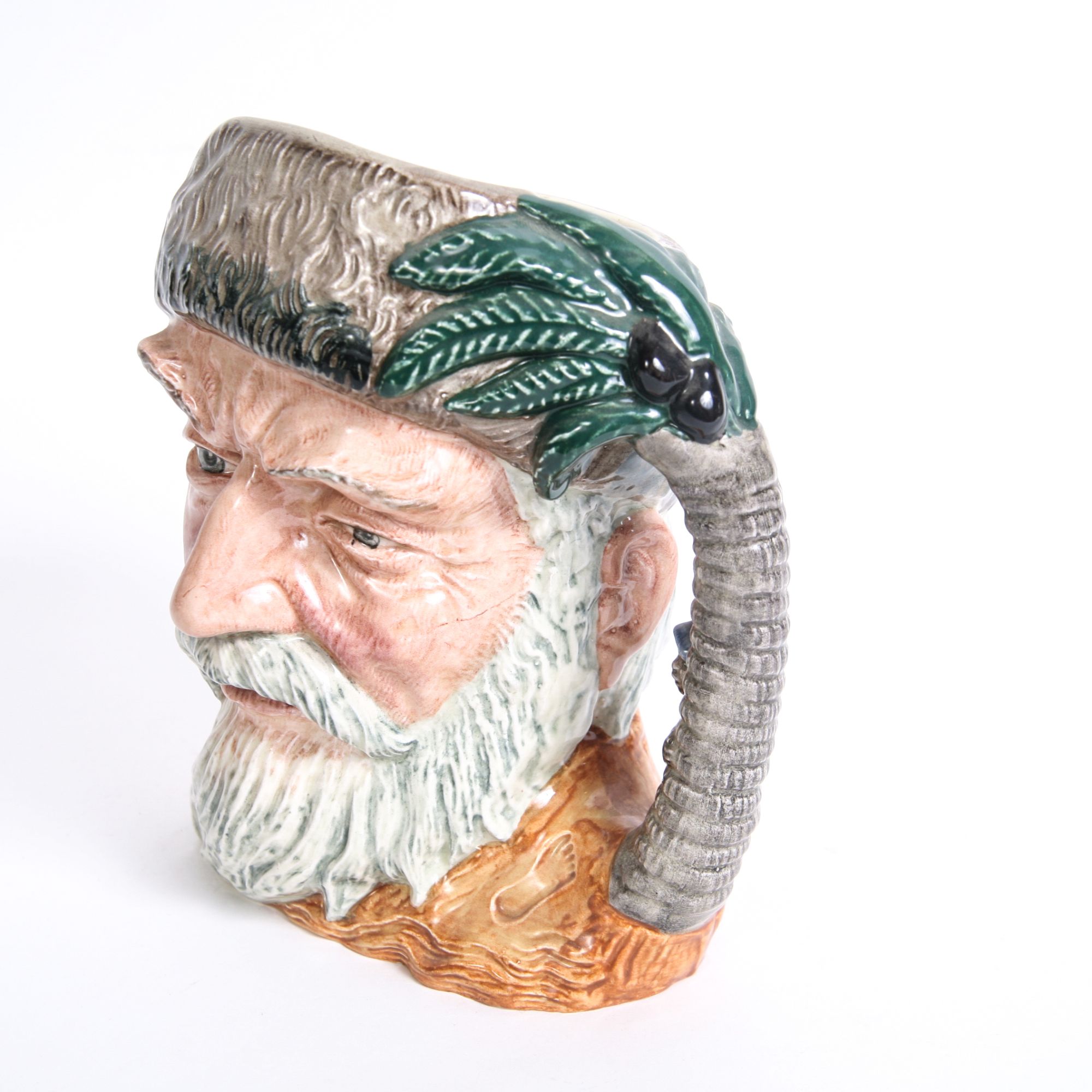 Royal Doulton "Robinson Crusoe" D.6532 Toby Jug and D.6539 Mug