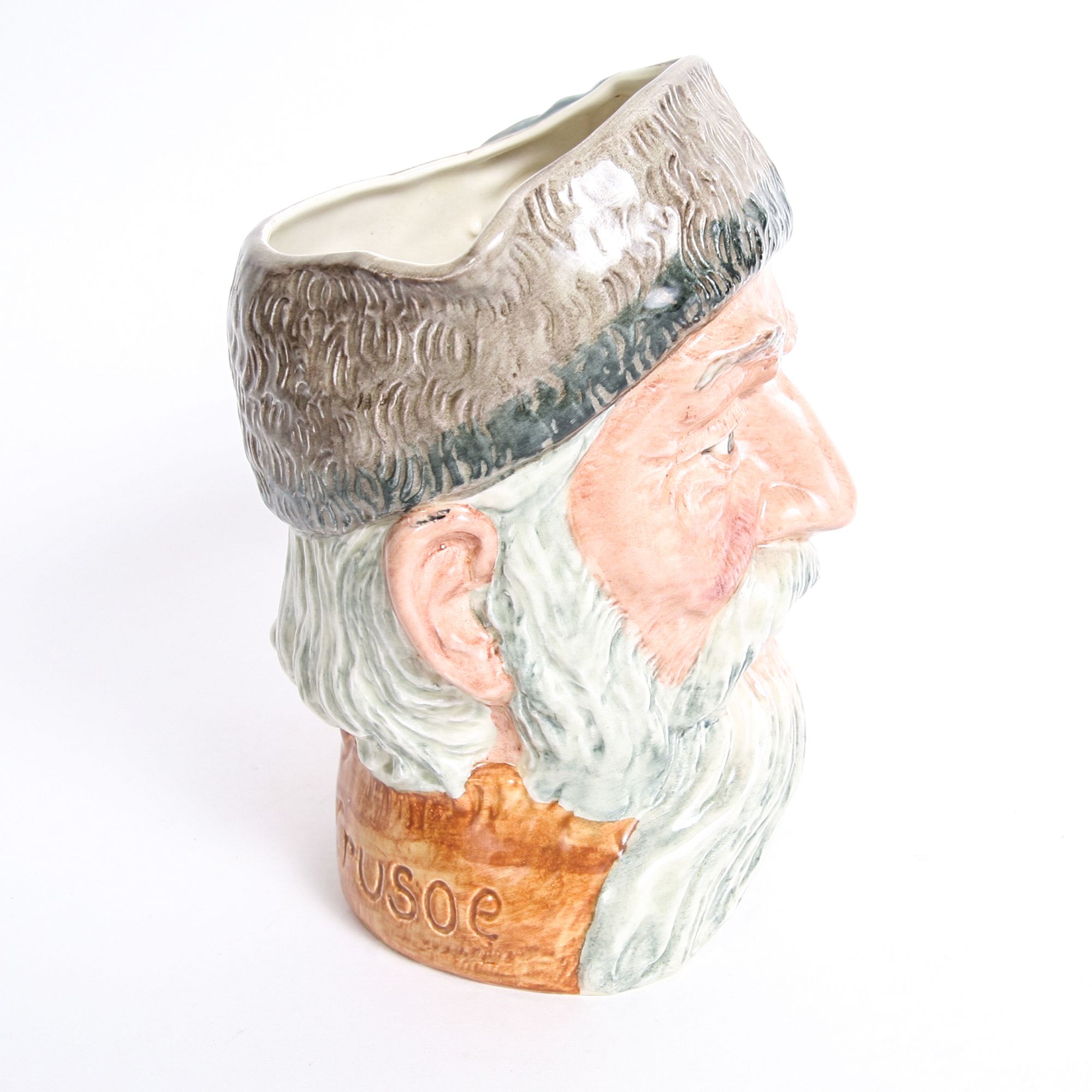 Royal Doulton "Robinson Crusoe" D.6532 Toby Jug and D.6539 Mug
