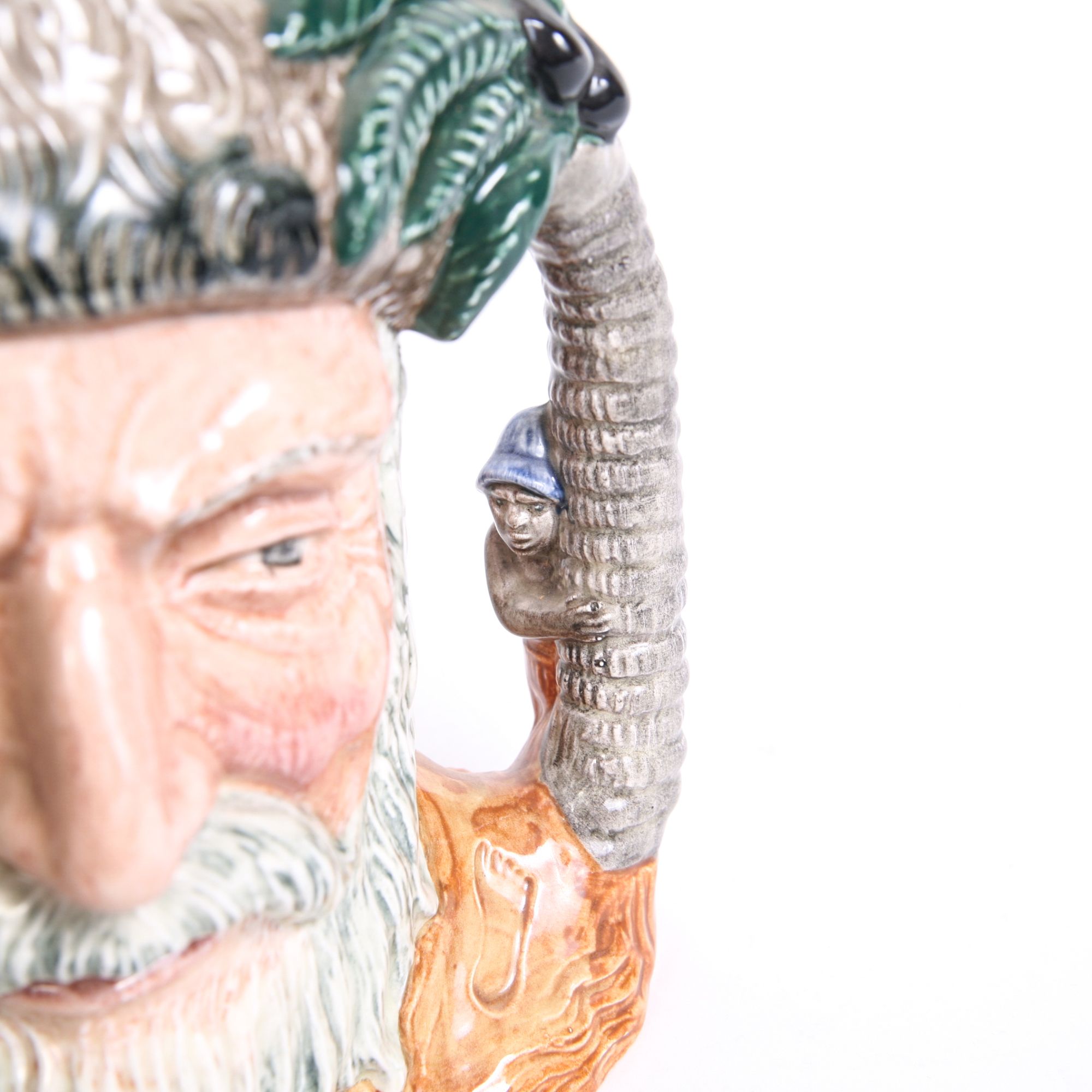 Royal Doulton "Robinson Crusoe" D.6532 Toby Jug and D.6539 Mug