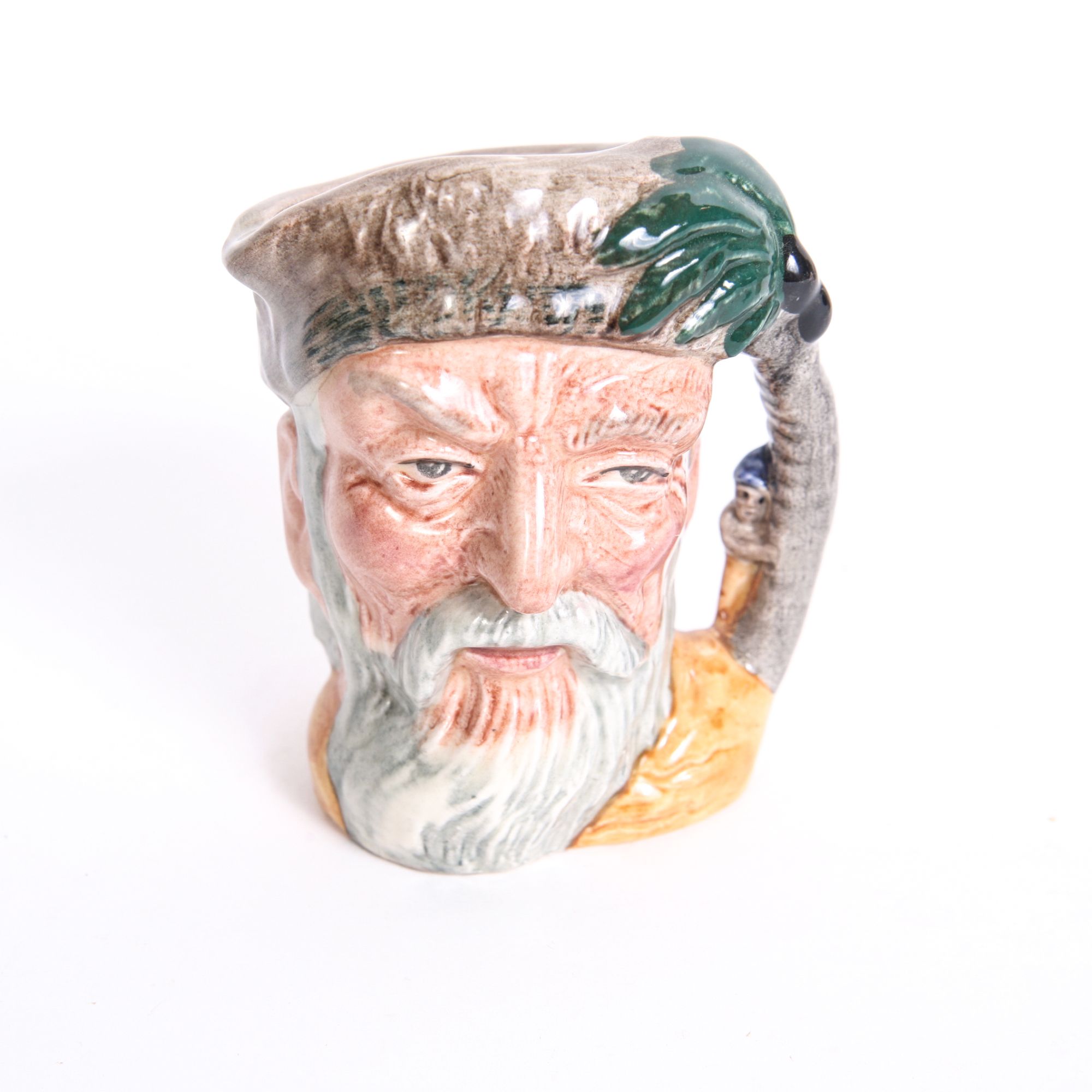 Royal Doulton "Robinson Crusoe" D.6532 Toby Jug and D.6539 Mug