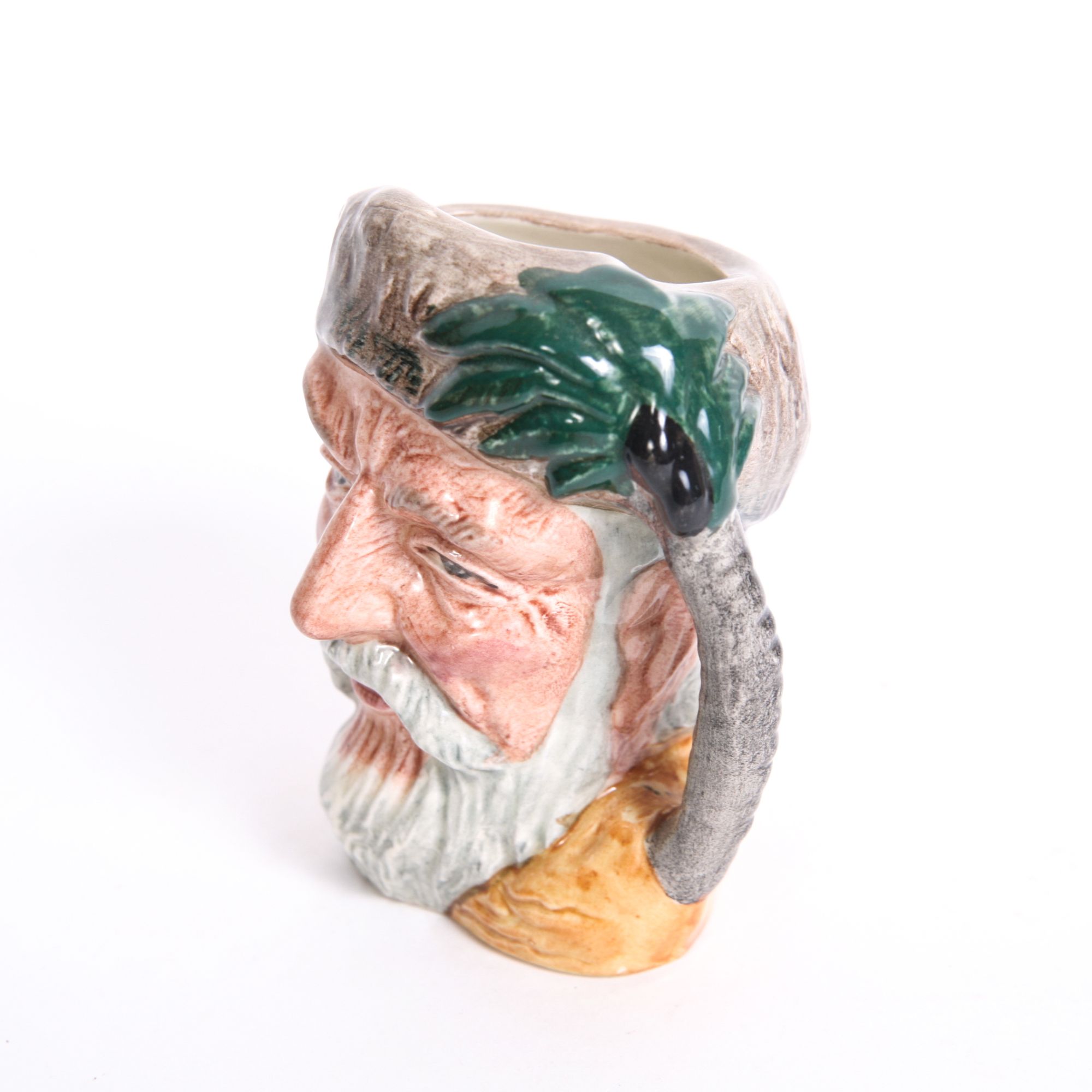 Royal Doulton "Robinson Crusoe" D.6532 Toby Jug and D.6539 Mug