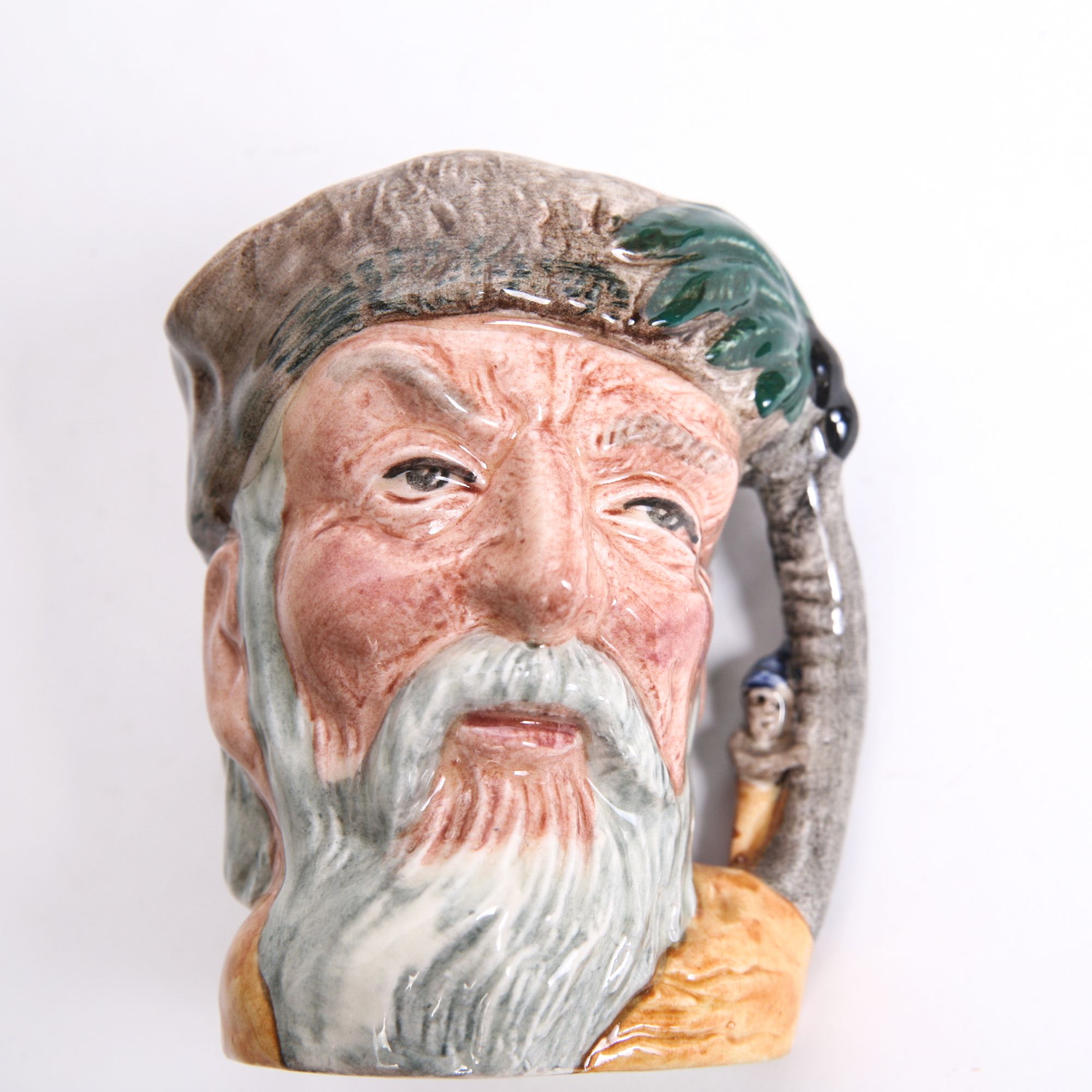 Royal Doulton "Robinson Crusoe" D.6532 Toby Jug and D.6539 Mug