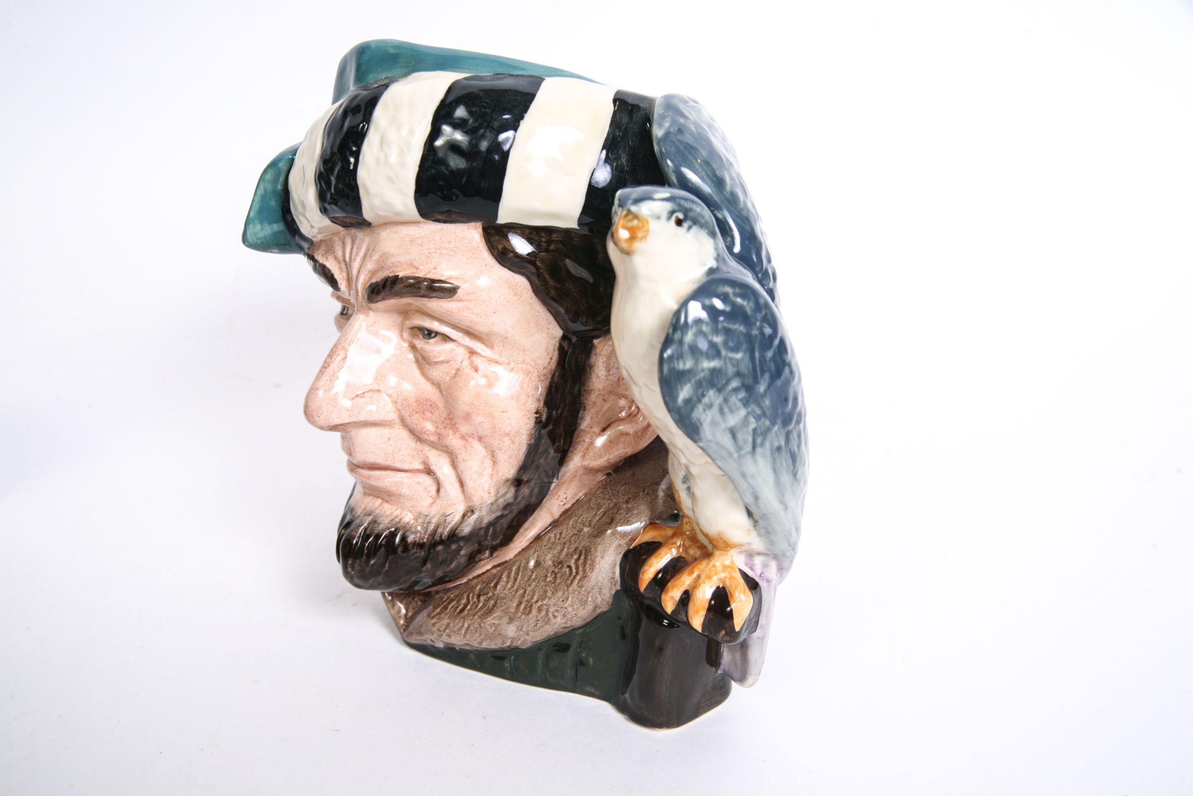 Royal Doulton "Falconer" D.6533 Toby Jug and D.6540 Mug