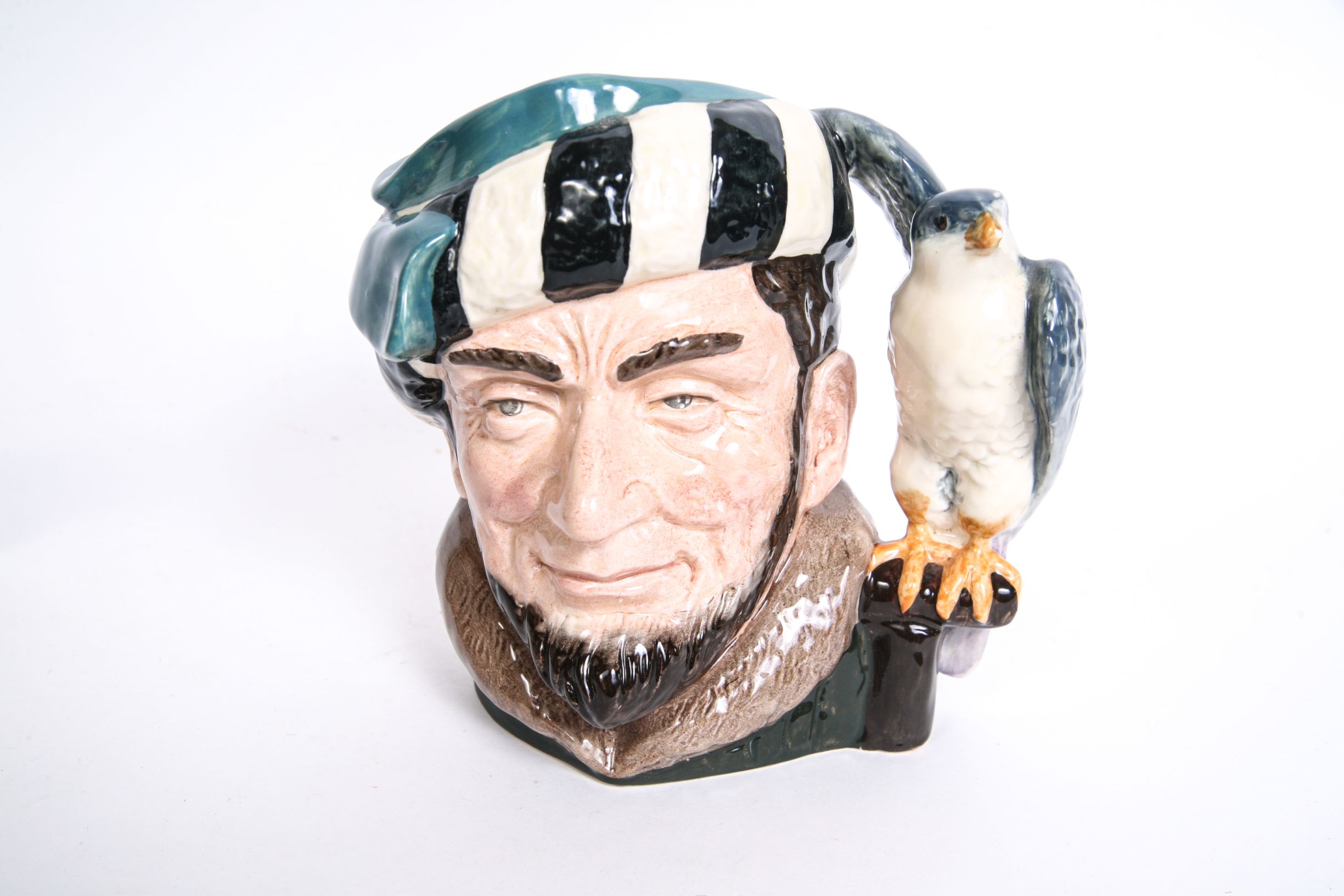Royal Doulton "Falconer" D.6533 Toby Jug and D.6540 Mug