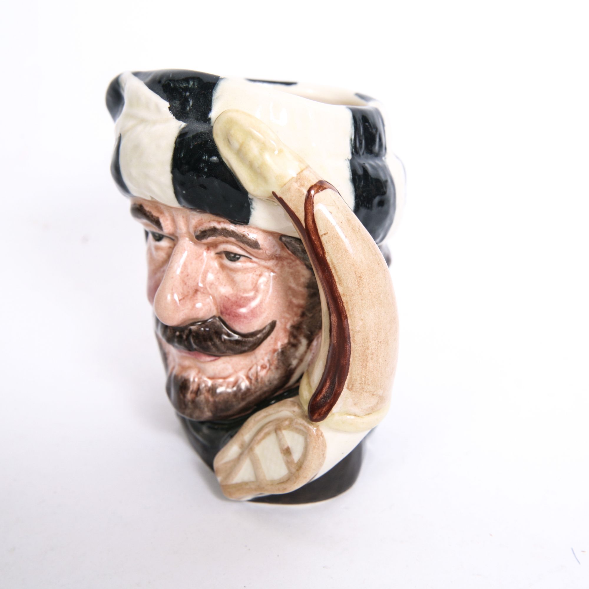 Royal Doulton "The Trapper" D.6609 Toby Jug and D.6612 Mug