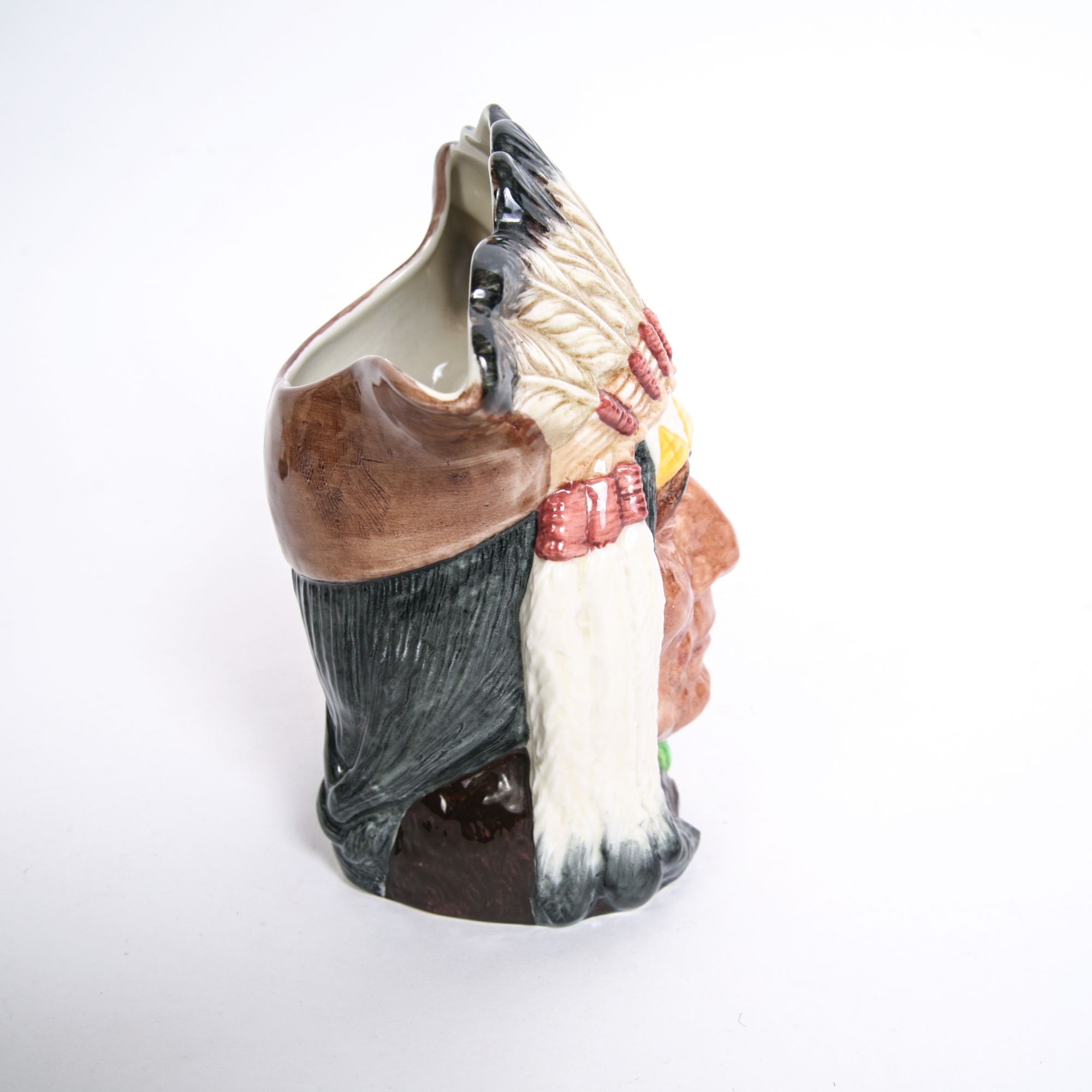 Royal Doulton "North American Indian" D.6611 Toby Jug and D.6614 Mug