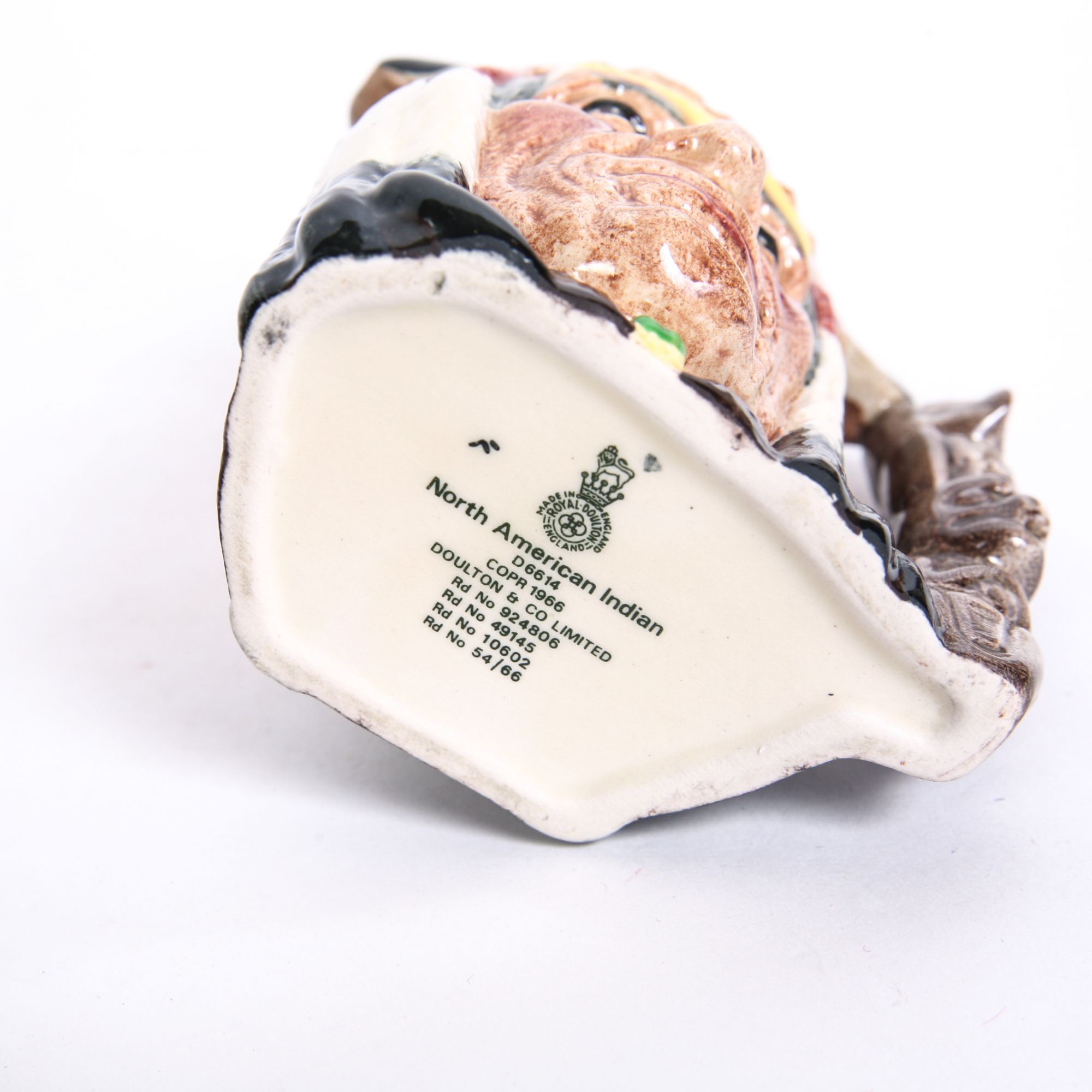 Royal Doulton "North American Indian" D.6611 Toby Jug and D.6614 Mug