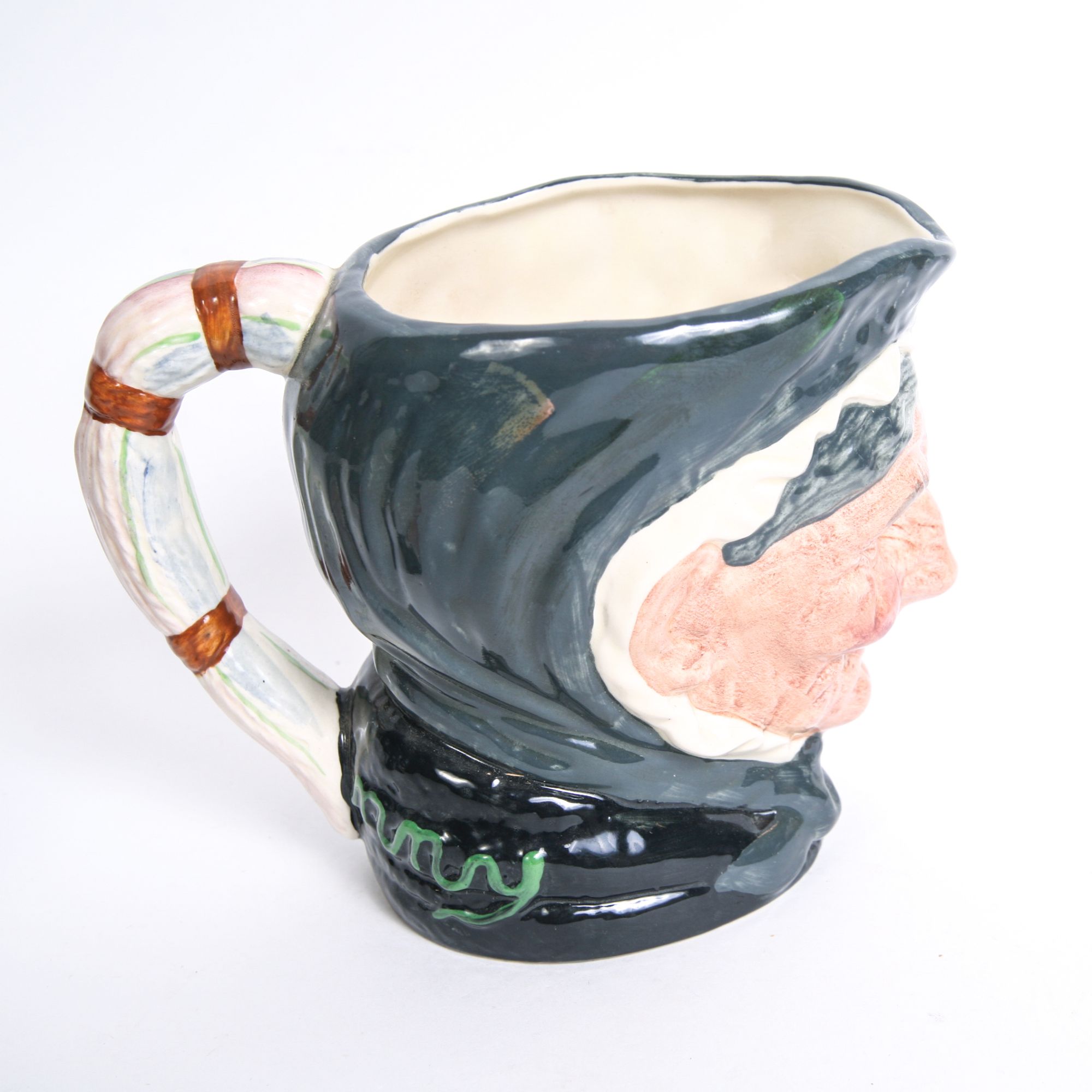 Royal Doulton "Granny" B.5521 Toby Jug and D.6384 Mug