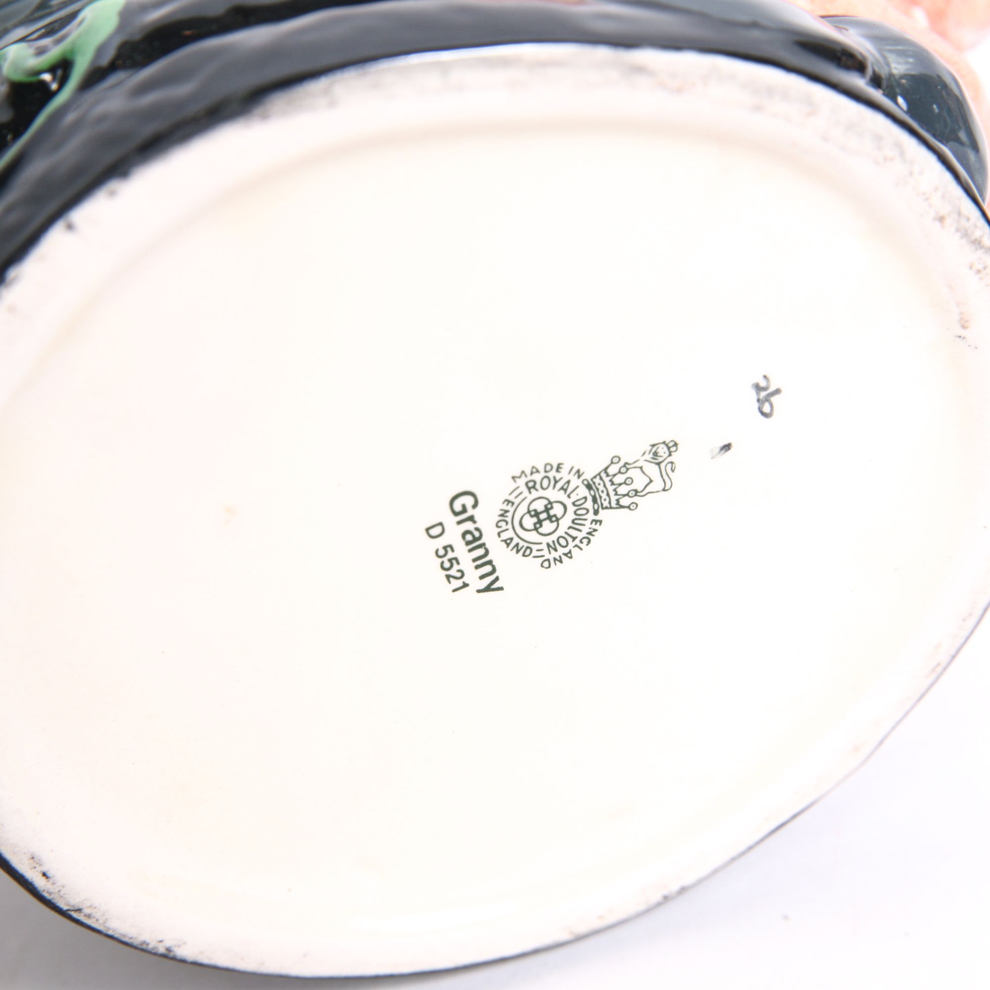 Royal Doulton "Granny" B.5521 Toby Jug and D.6384 Mug