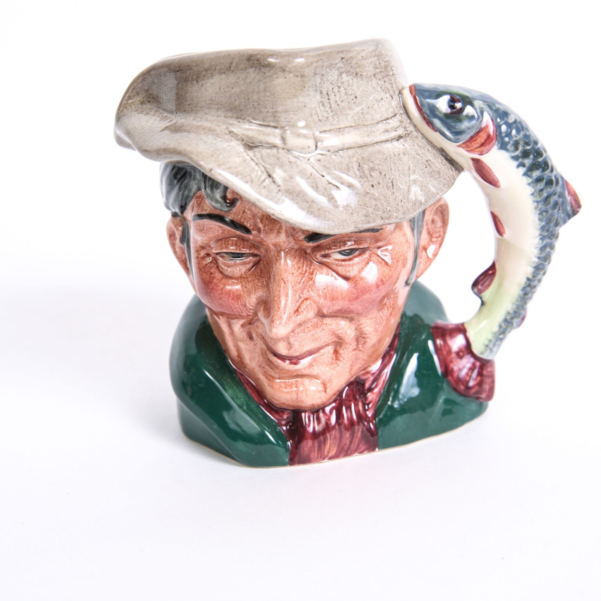 Royal Doulton "Lobster Man" D.6620 and "The Poacher" D.6464 Toby Mugs