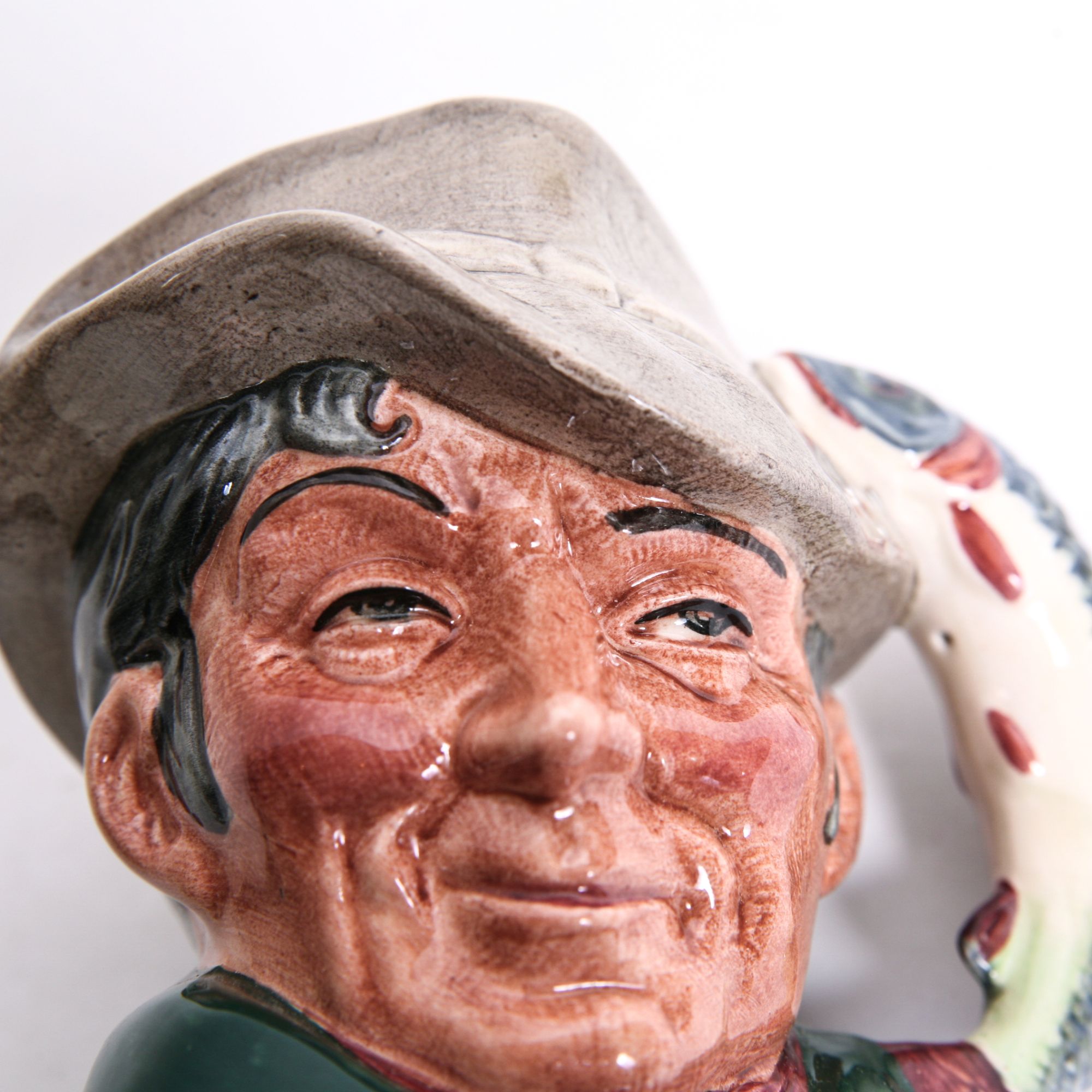 Royal Doulton "Lobster Man" D.6620 and "The Poacher" D.6464 Toby Mugs