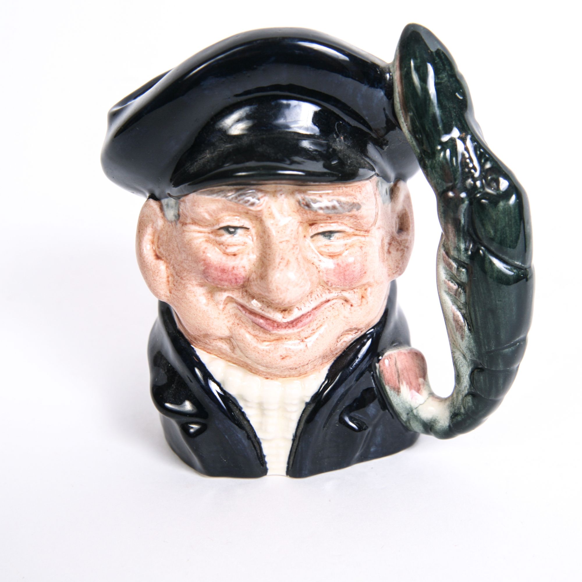 Royal Doulton "Lobster Man" D.6620 and "The Poacher" D.6464 Toby Mugs