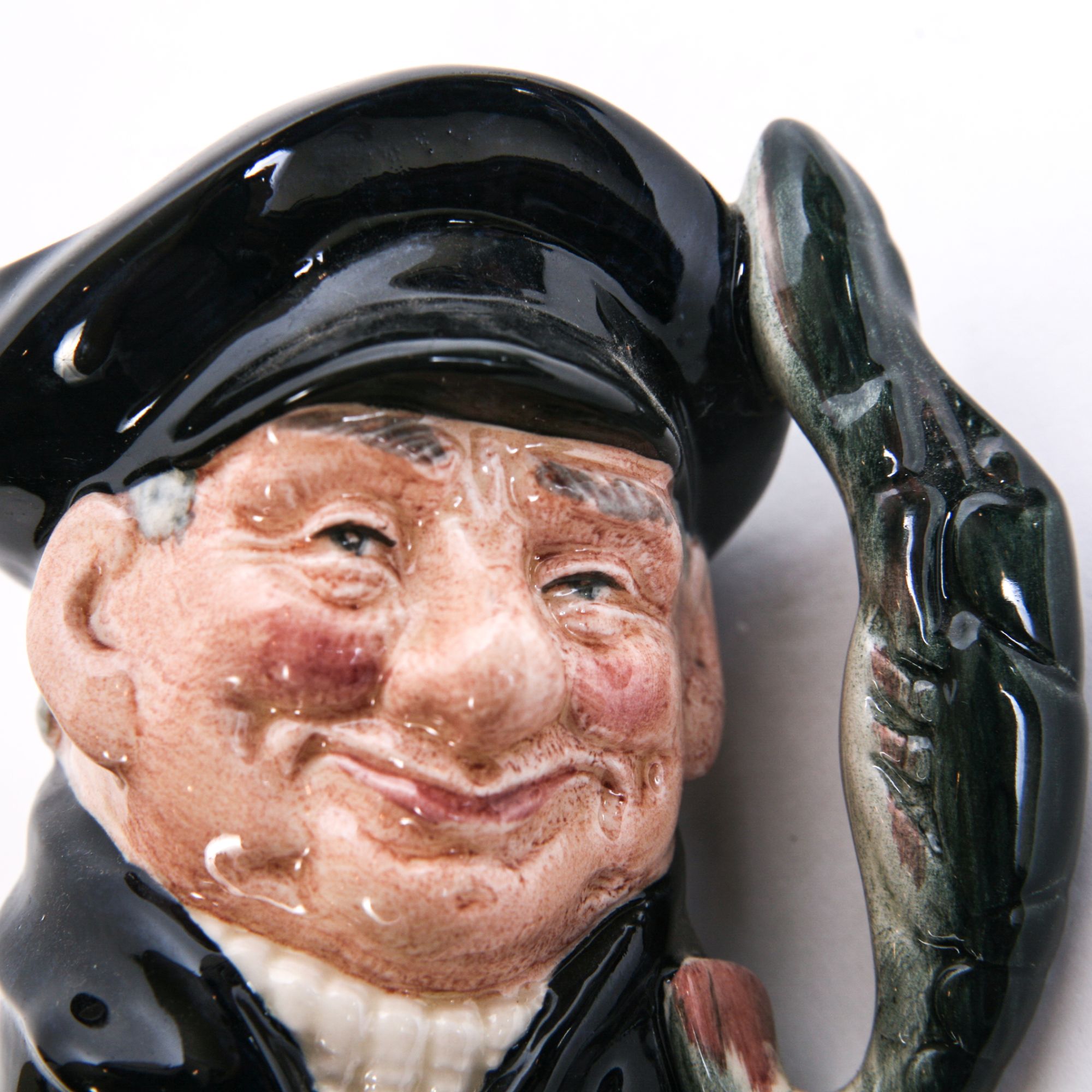 Royal Doulton "Lobster Man" D.6620 and "The Poacher" D.6464 Toby Mugs