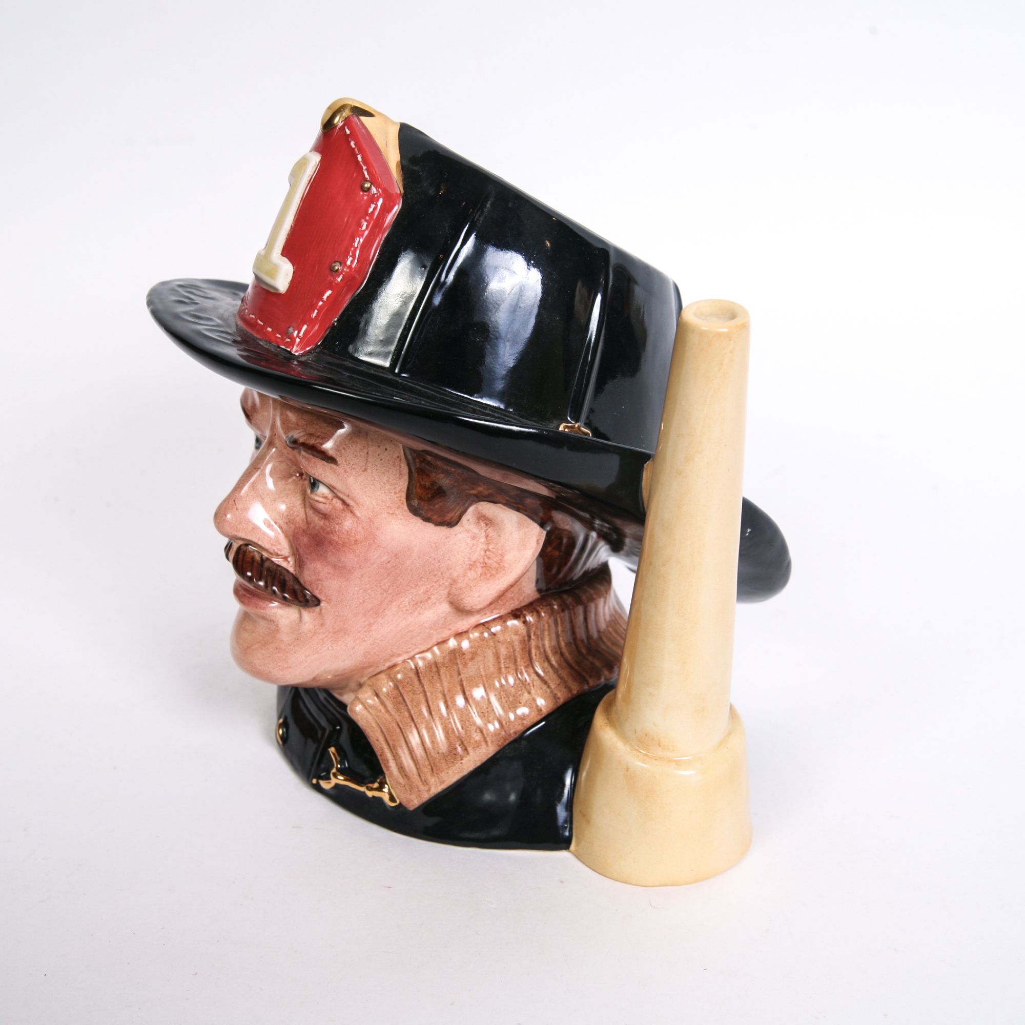 Royal Doulton "The Fireman" D.6697 Toby Jug