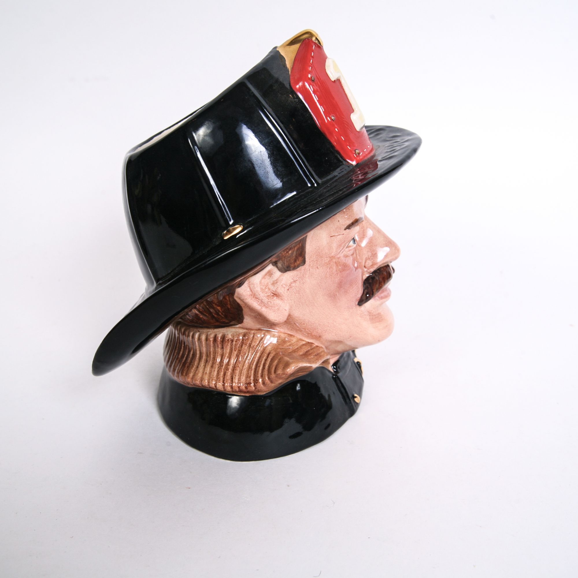 Royal Doulton "The Fireman" D.6697 Toby Jug