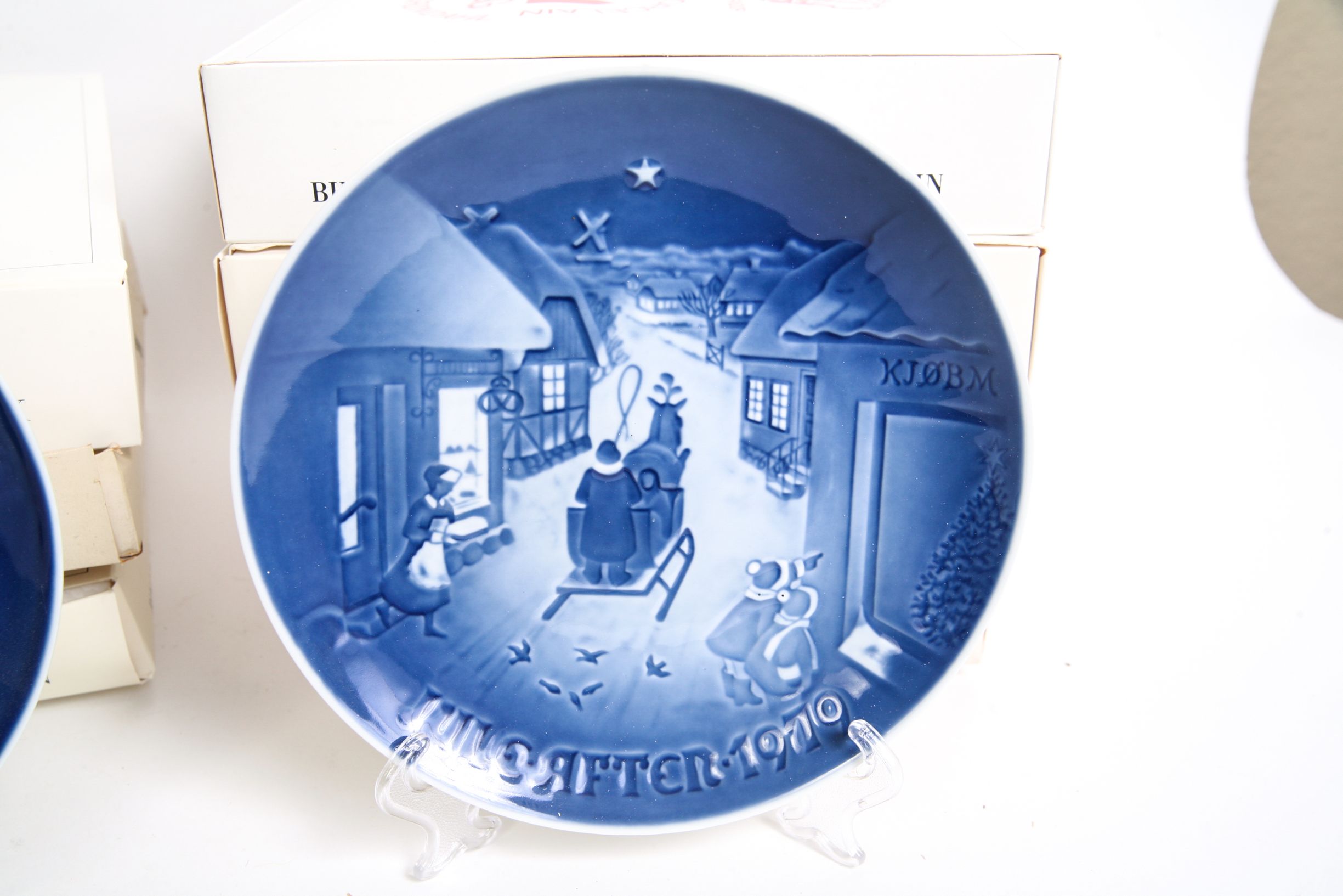 Eleven 1970-1979 Bing & Grondahl Porcelain Christmas Plates