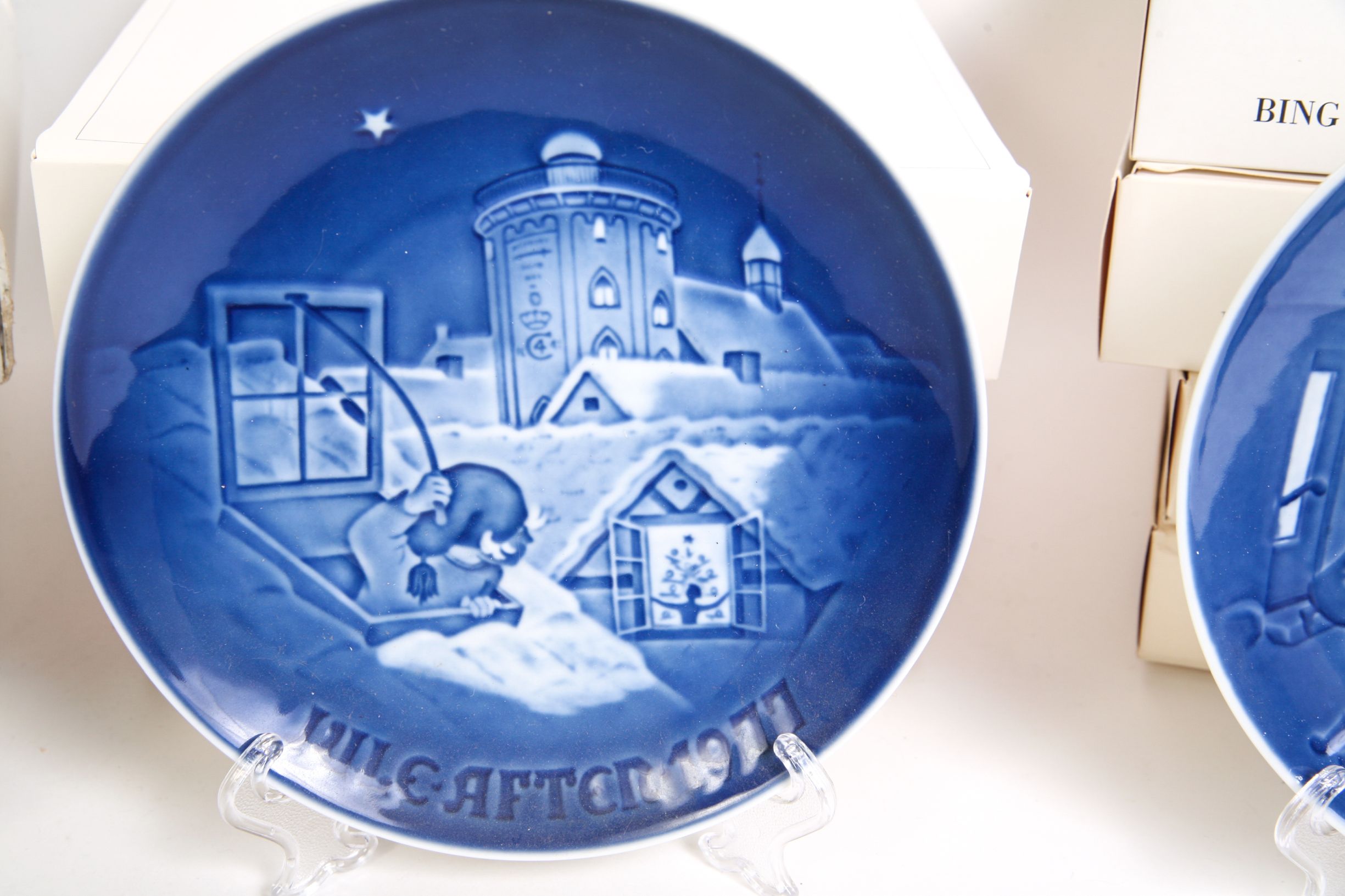 Eleven 1970-1979 Bing & Grondahl Porcelain Christmas Plates