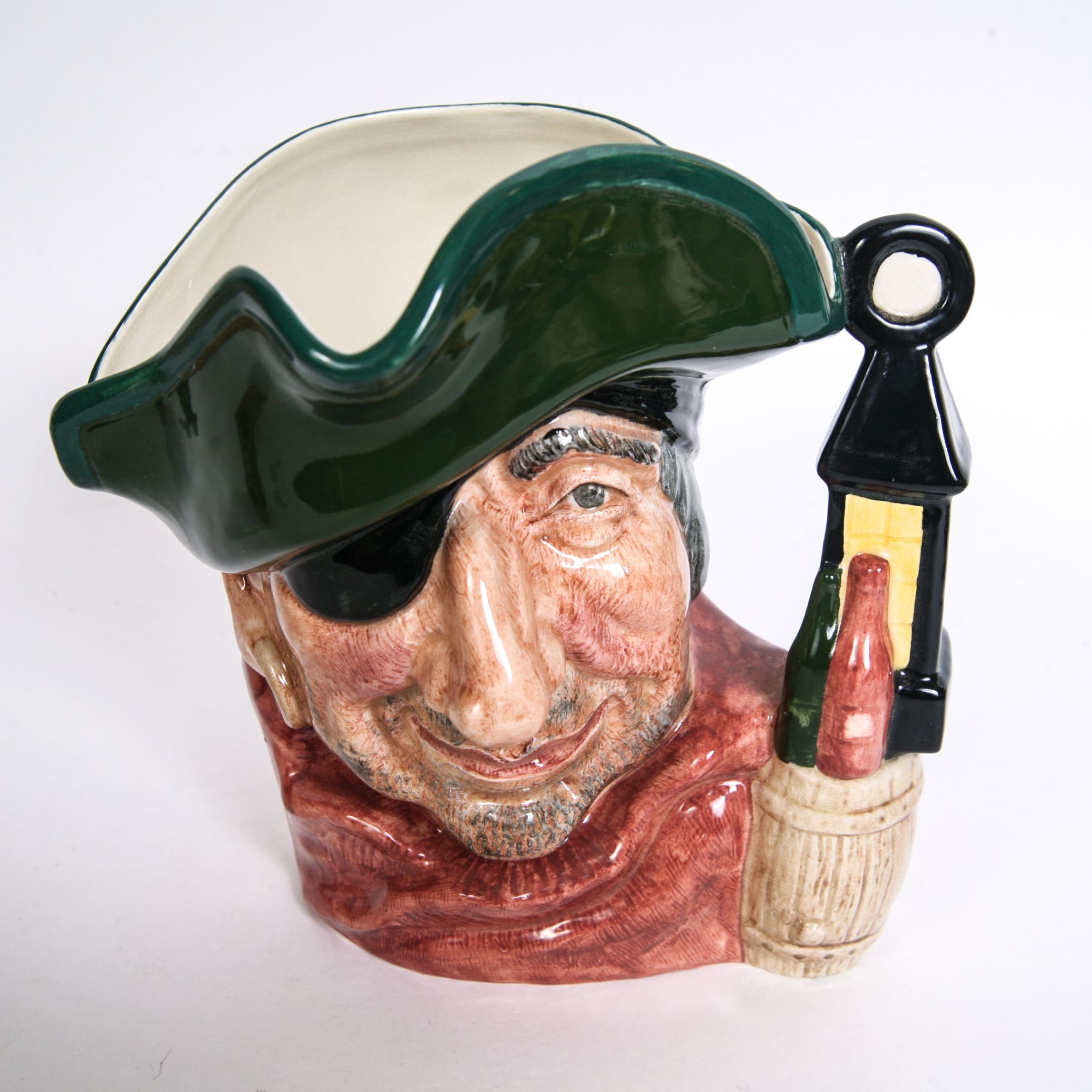 Royal Doulton "Smuggler" D.6616 Toby Jug and D.6619 Mug