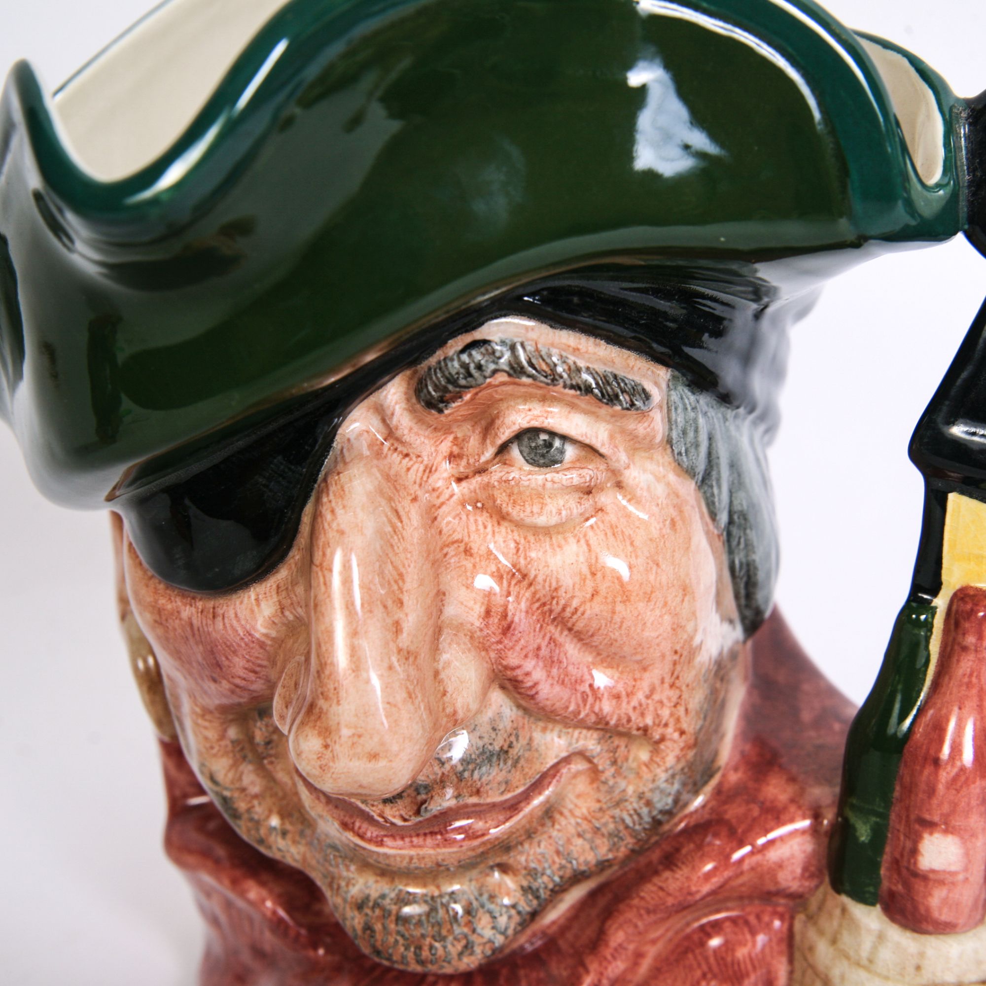 Royal Doulton "Smuggler" D.6616 Toby Jug and D.6619 Mug