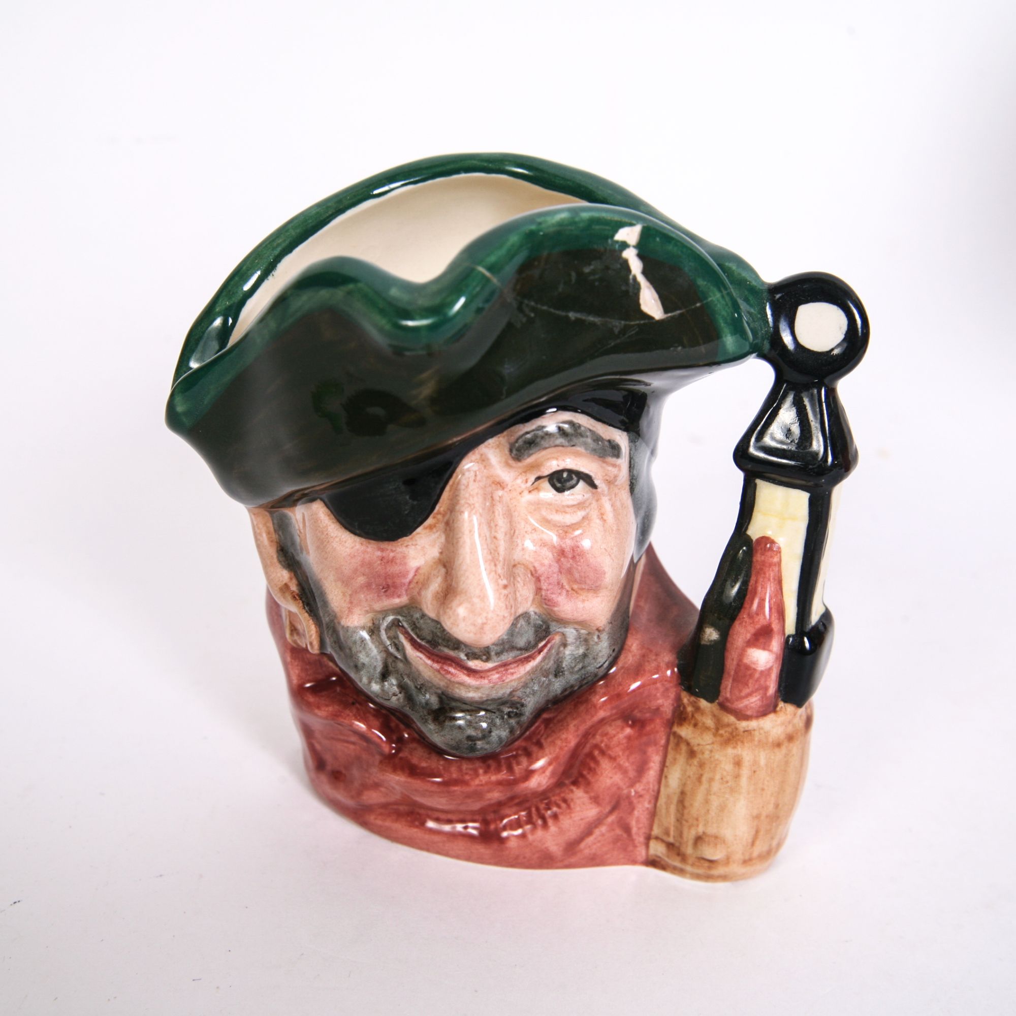 Royal Doulton "Smuggler" D.6616 Toby Jug and D.6619 Mug