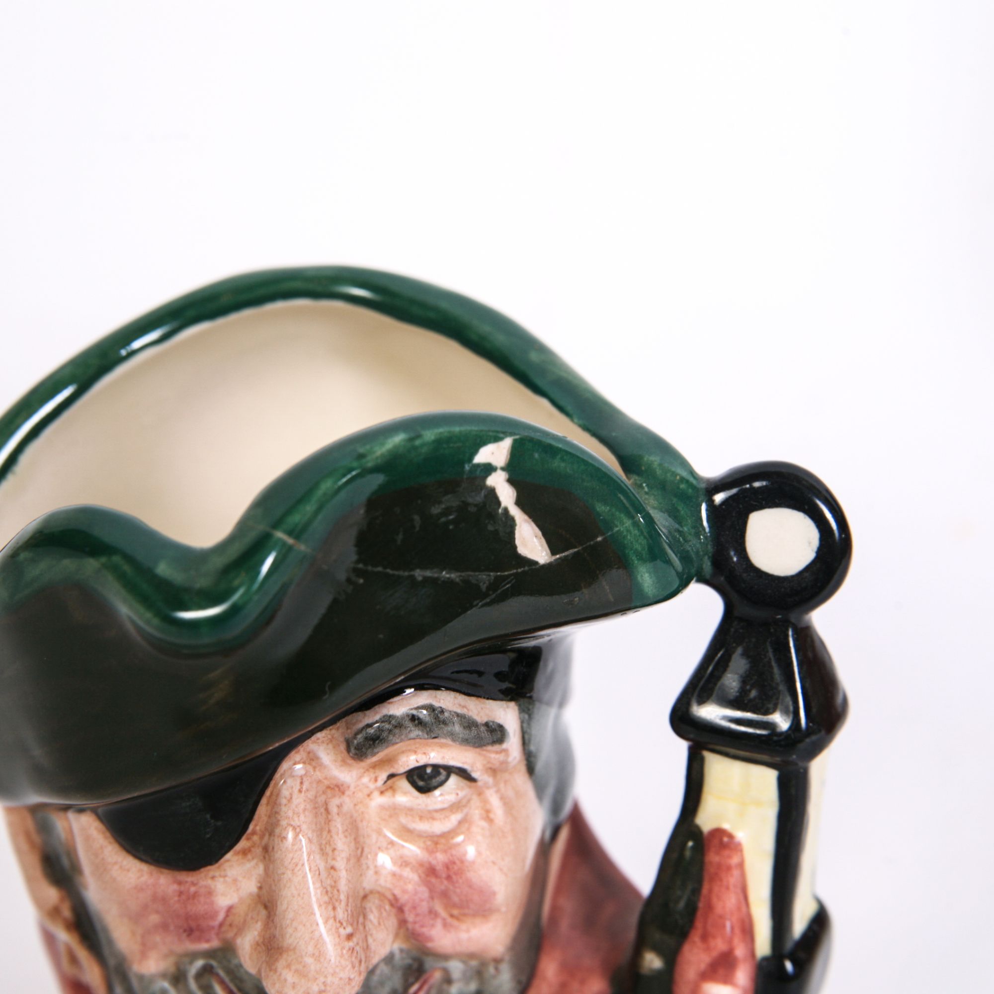 Royal Doulton "Smuggler" D.6616 Toby Jug and D.6619 Mug