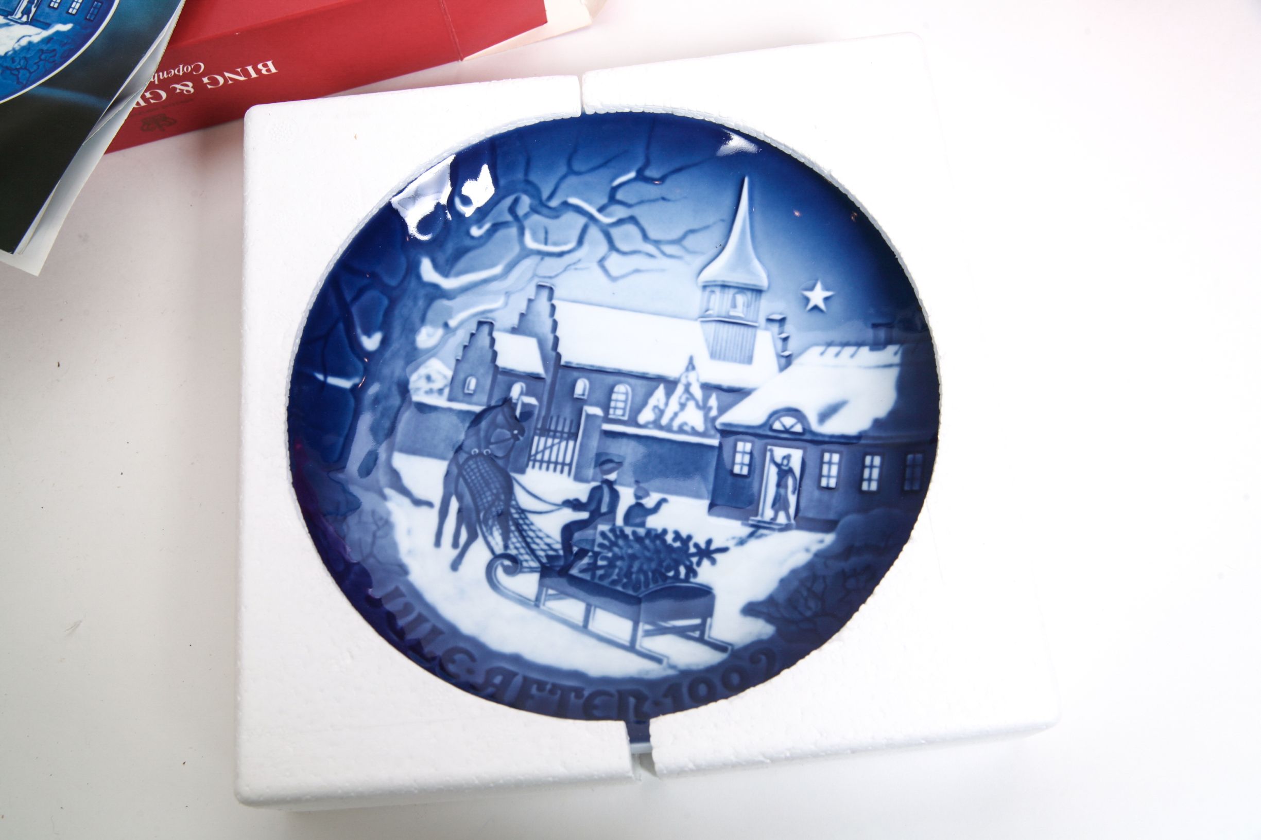 Eleven 1989-1999 Bing & Grondahl Porcelain Christmas Plates