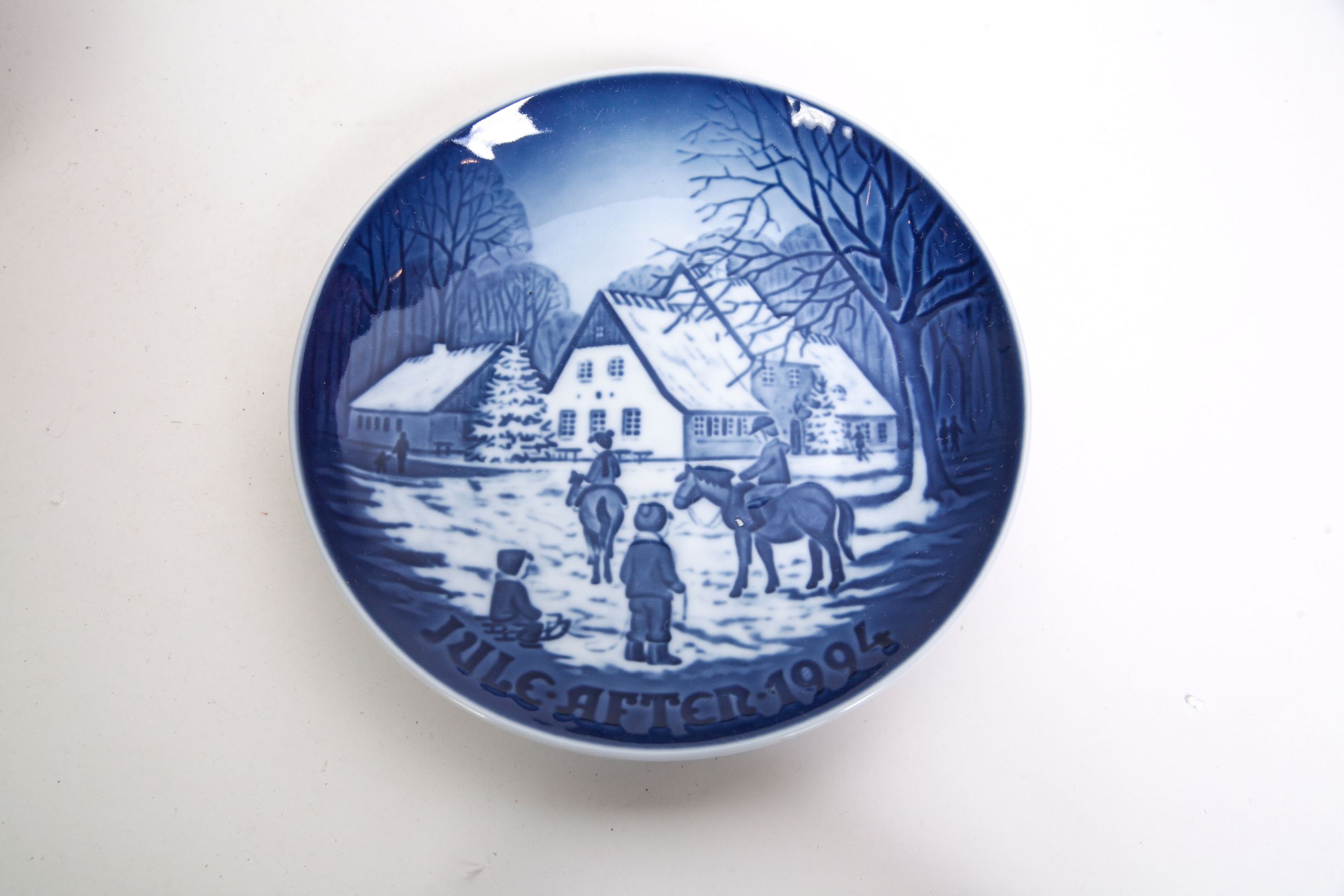 Eleven 1989-1999 Bing & Grondahl Porcelain Christmas Plates