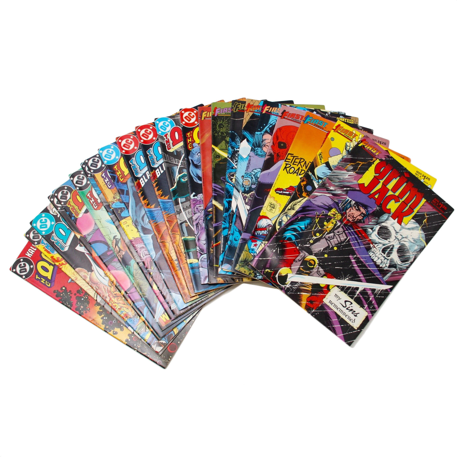 First Comics "Grimjack" and DC "Omega Men" Comic Books