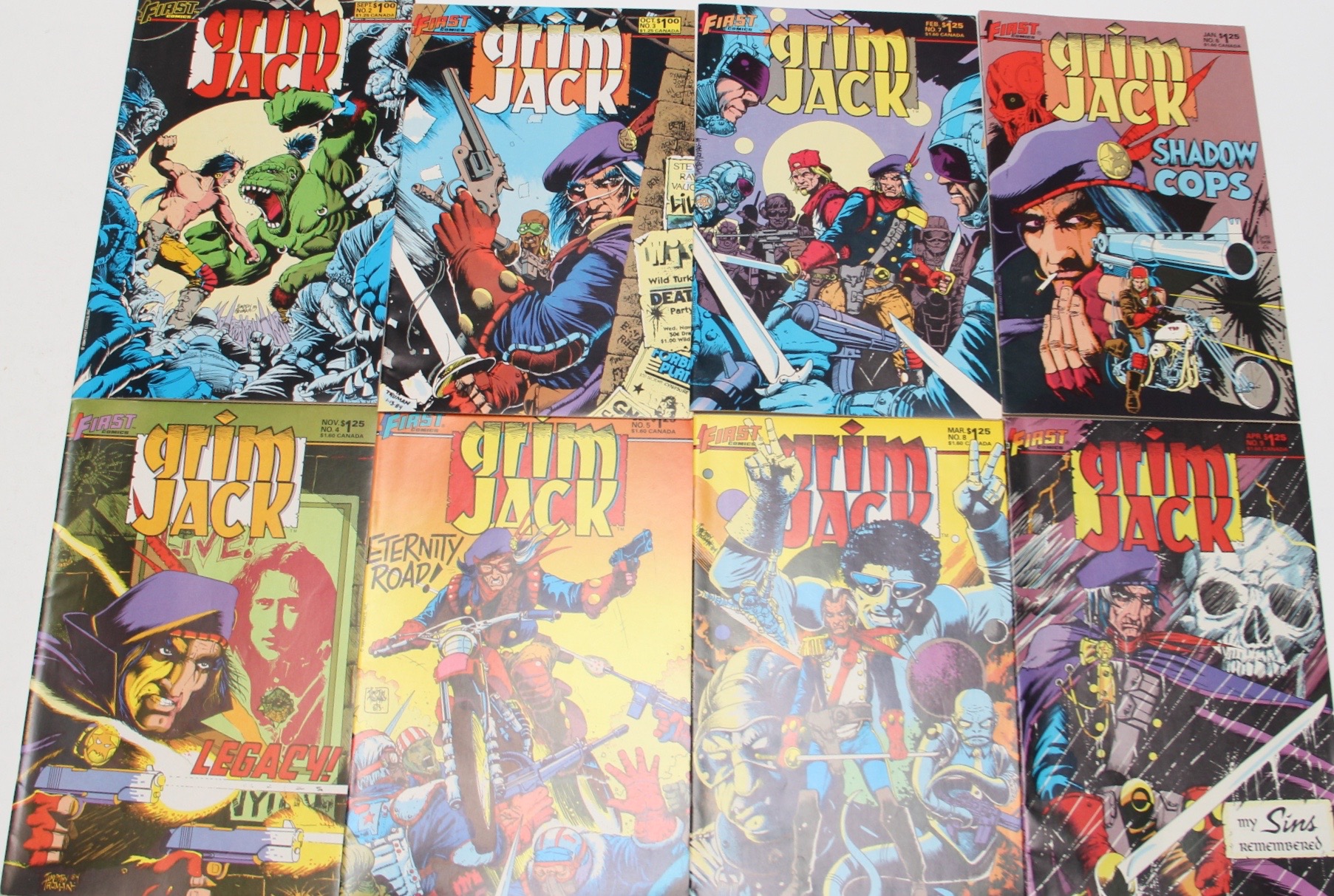 First Comics "Grimjack" and DC "Omega Men" Comic Books