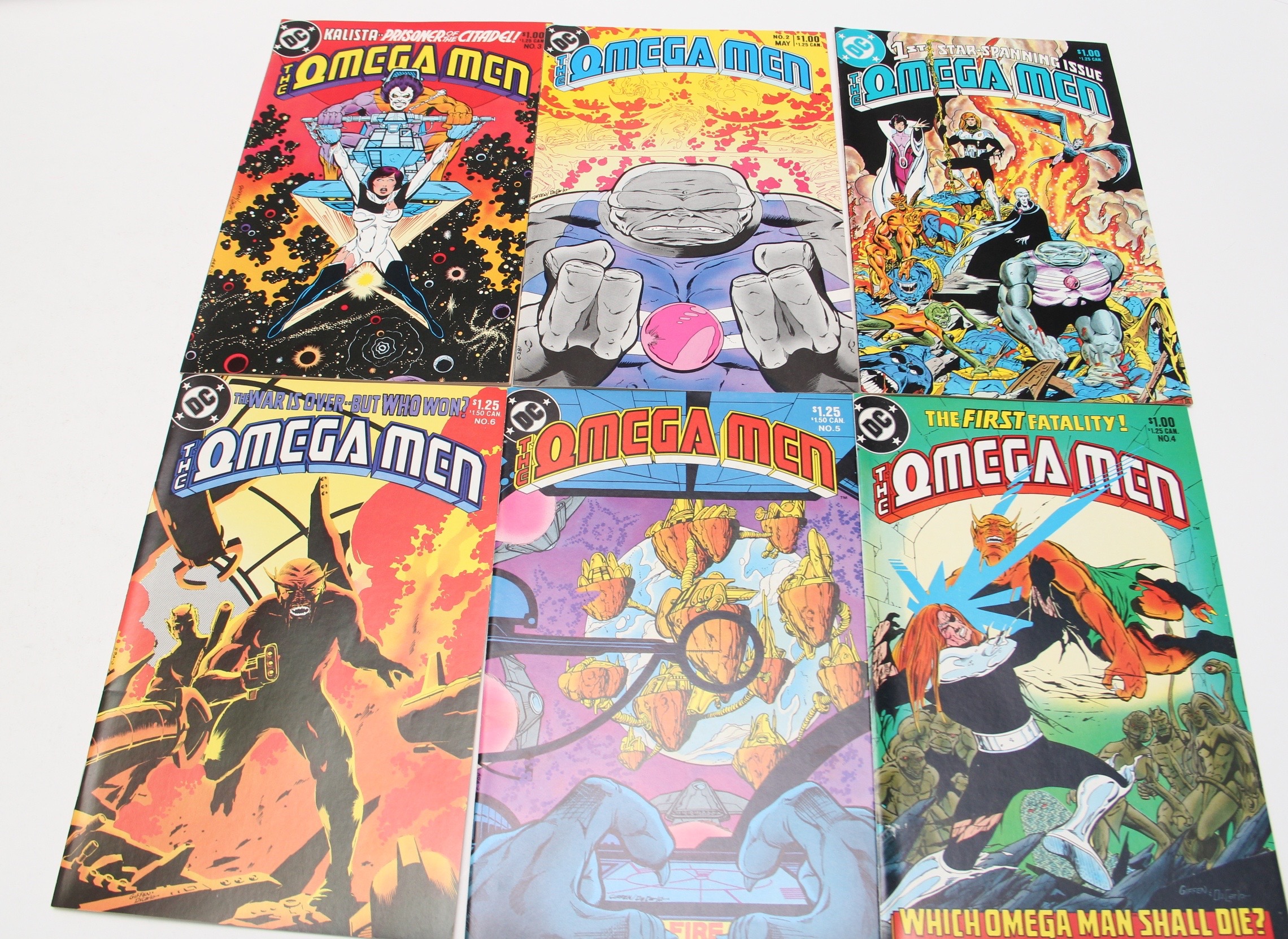 First Comics "Grimjack" and DC "Omega Men" Comic Books