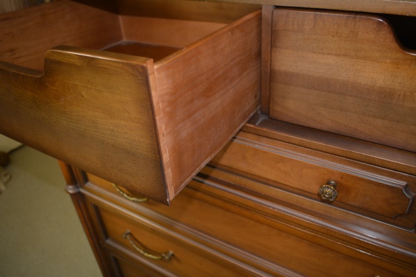 Dixon Powdermaker Pecan Stained Wood Highboy
