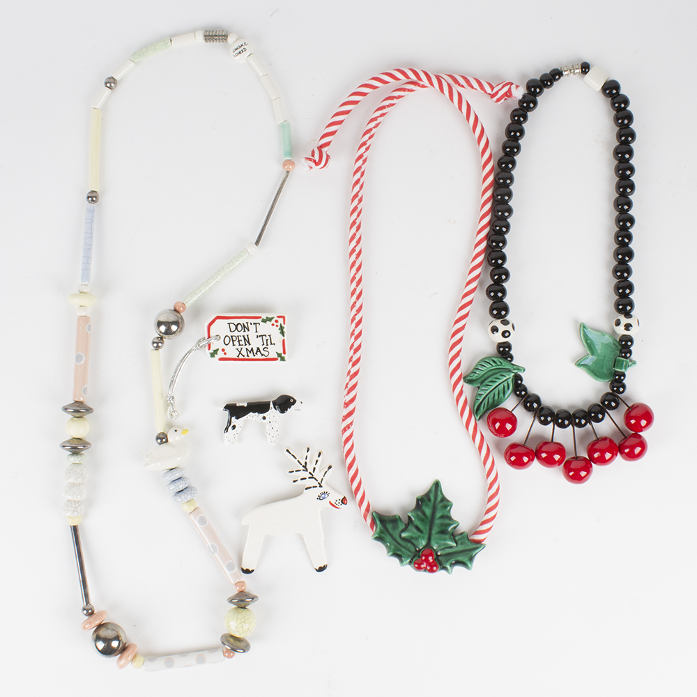 Ceramic Costume Jewelry Including Flying Colors