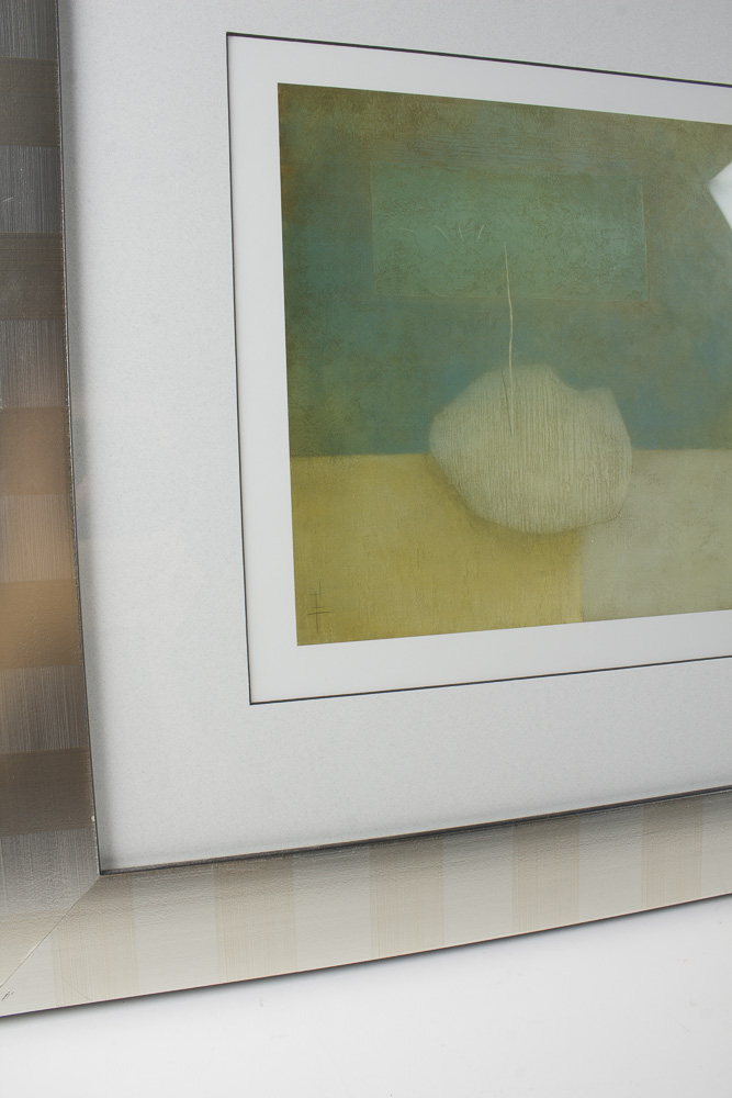 Pair of  Framed Modern Off Set Lithographs