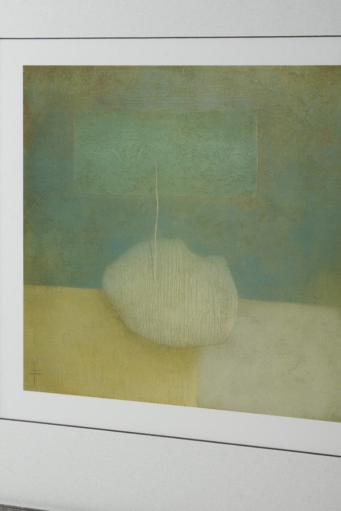 Pair of  Framed Modern Off Set Lithographs