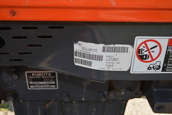 Kubota Compact Utility Tractor L4310HST