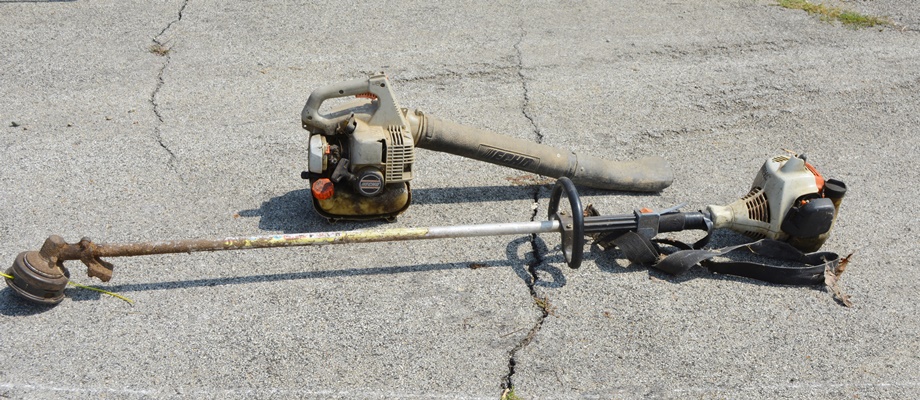 Echo Gas Blower and Stihl String Trimmer