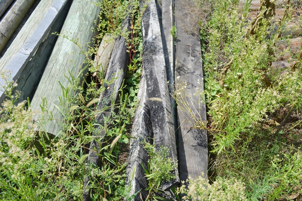 Extra Wood Posts and Fencing