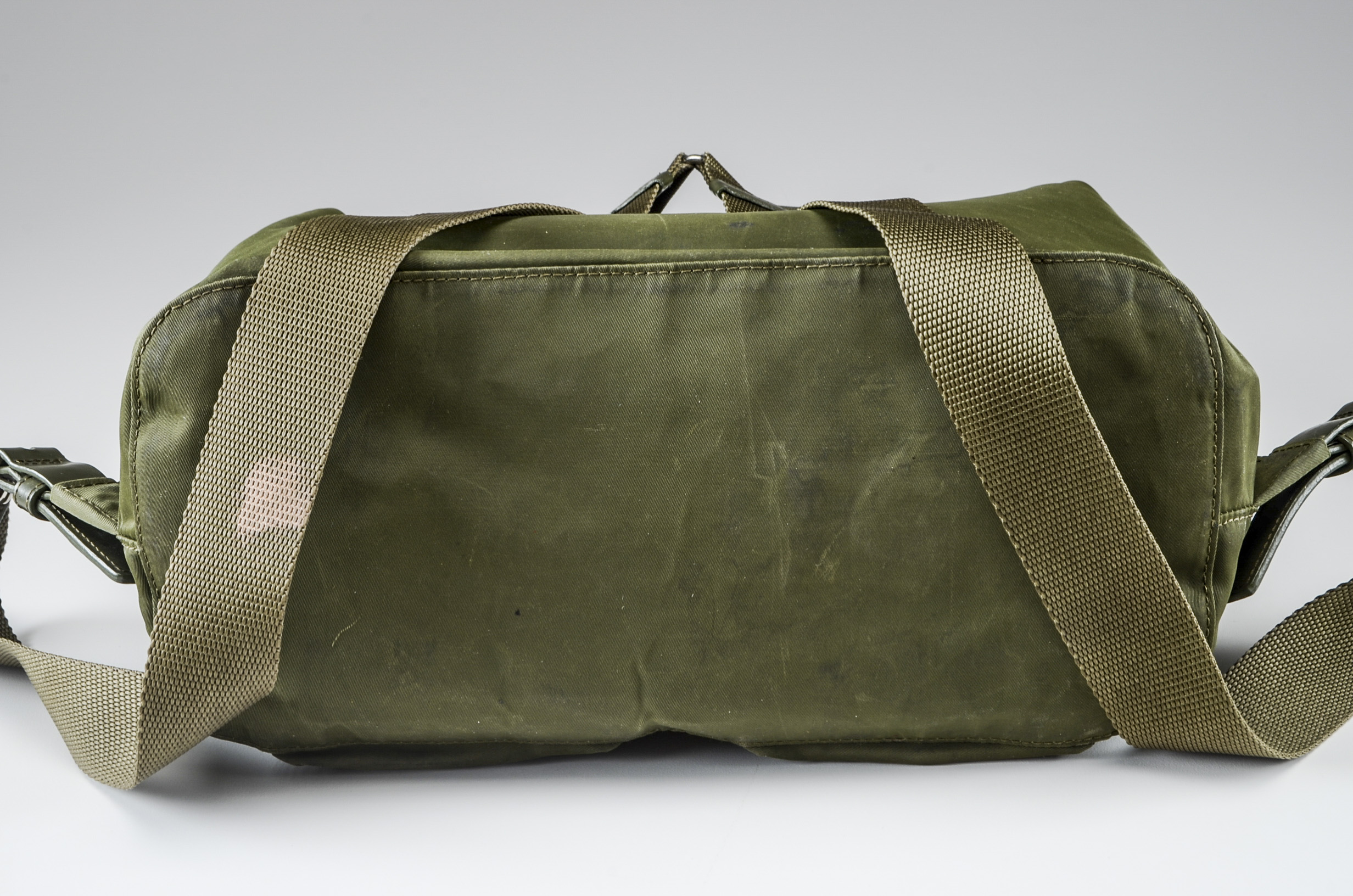 Prada Green Nylon Backpack