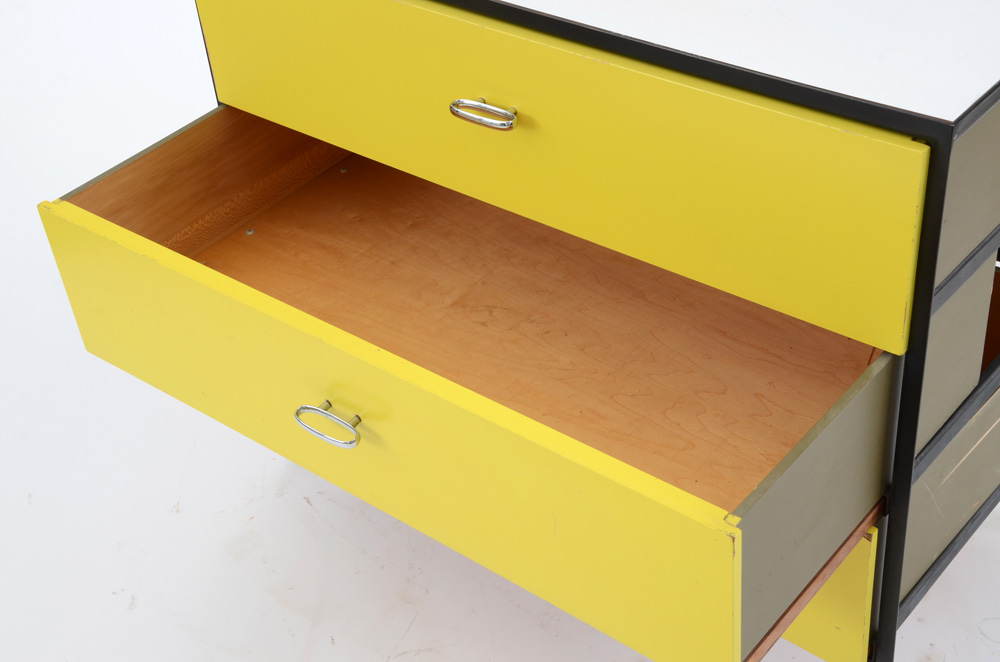 Herman Miller Steel Frame Cabinet Designed by George Nelson