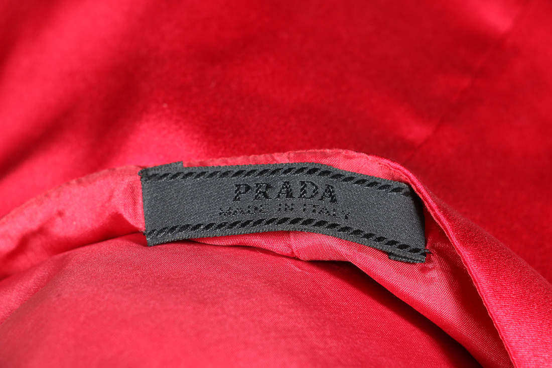 Prada Red Silkblend Dress
