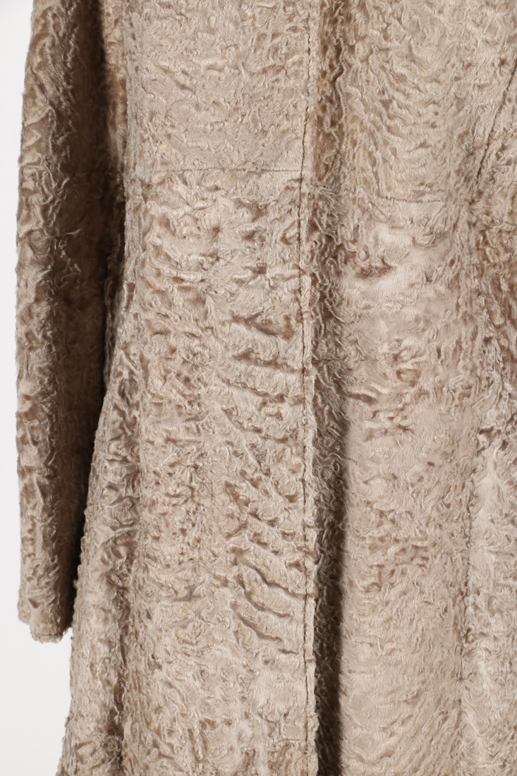 Alberta Ferretti Persian Lamb and Wool Reversible Coat