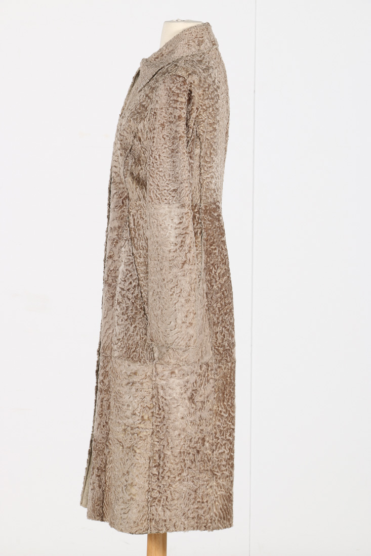Alberta Ferretti Persian Lamb and Wool Reversible Coat