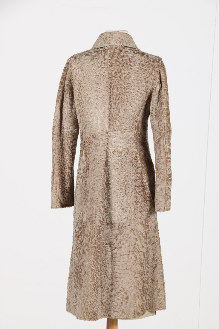 Alberta Ferretti Persian Lamb and Wool Reversible Coat